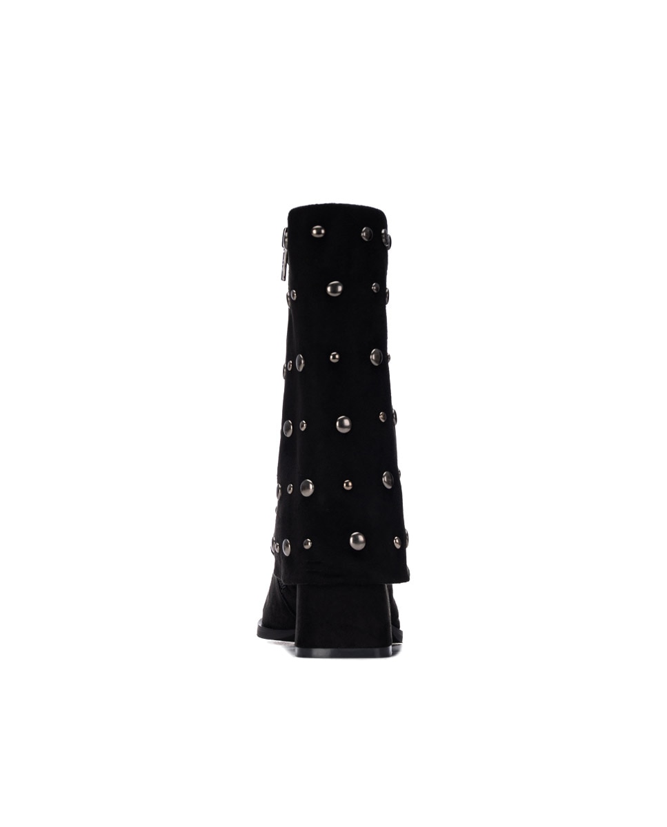 Botines de mujer con tacón - Xti - Negro Negro-8