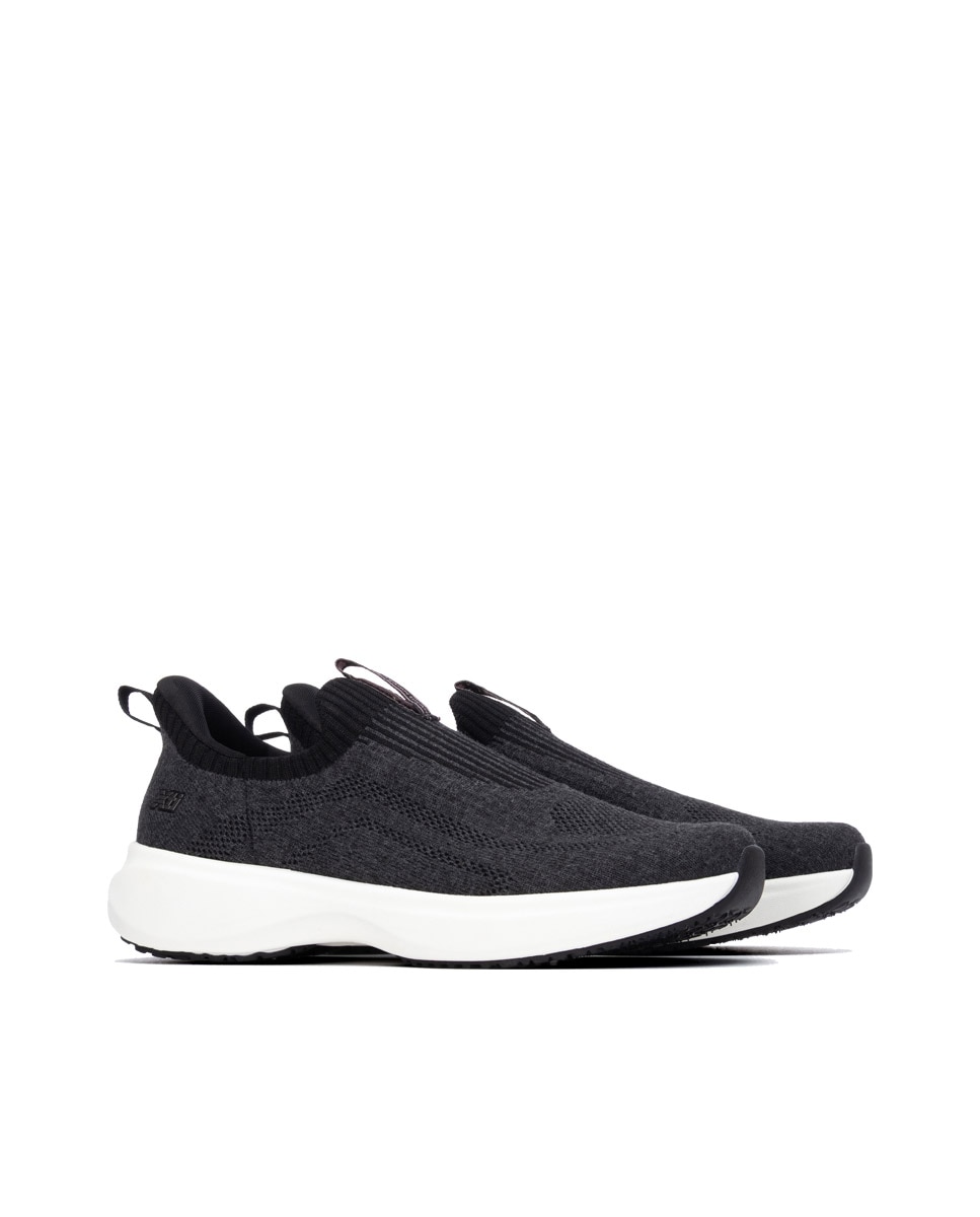 Zapatilla de mujer con cordones - Xti - Negro Negro-4