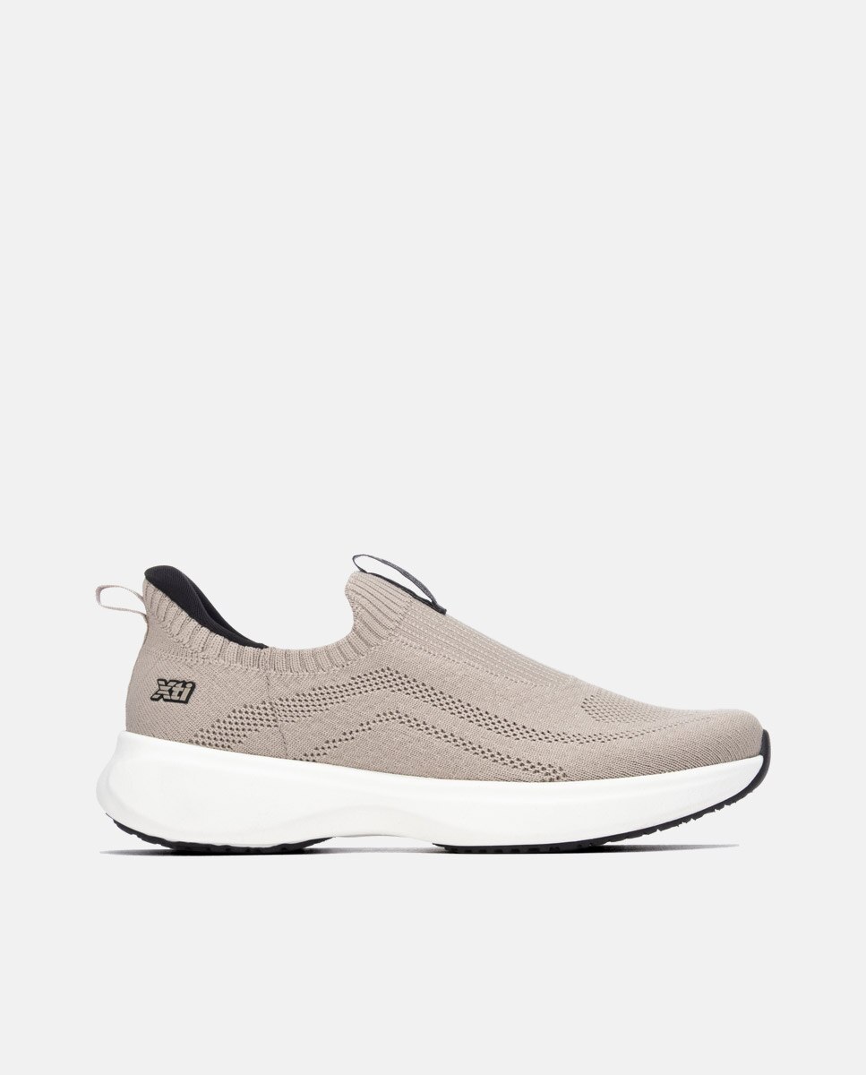 Zapatilla de mujer con cordones - Xti - Marrón Marrón-1