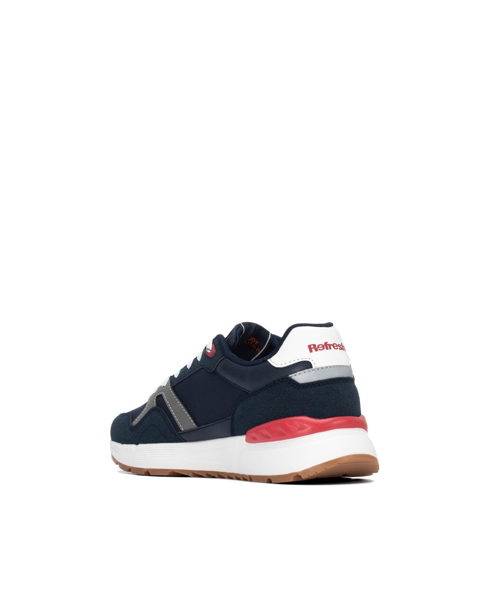 Refresh Zapatilla de hombre con cordones Azul
