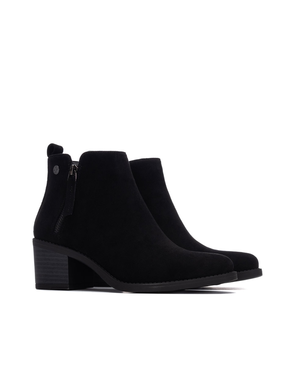 Botines de mujer con cremallera - Xti - Negro Negro-4