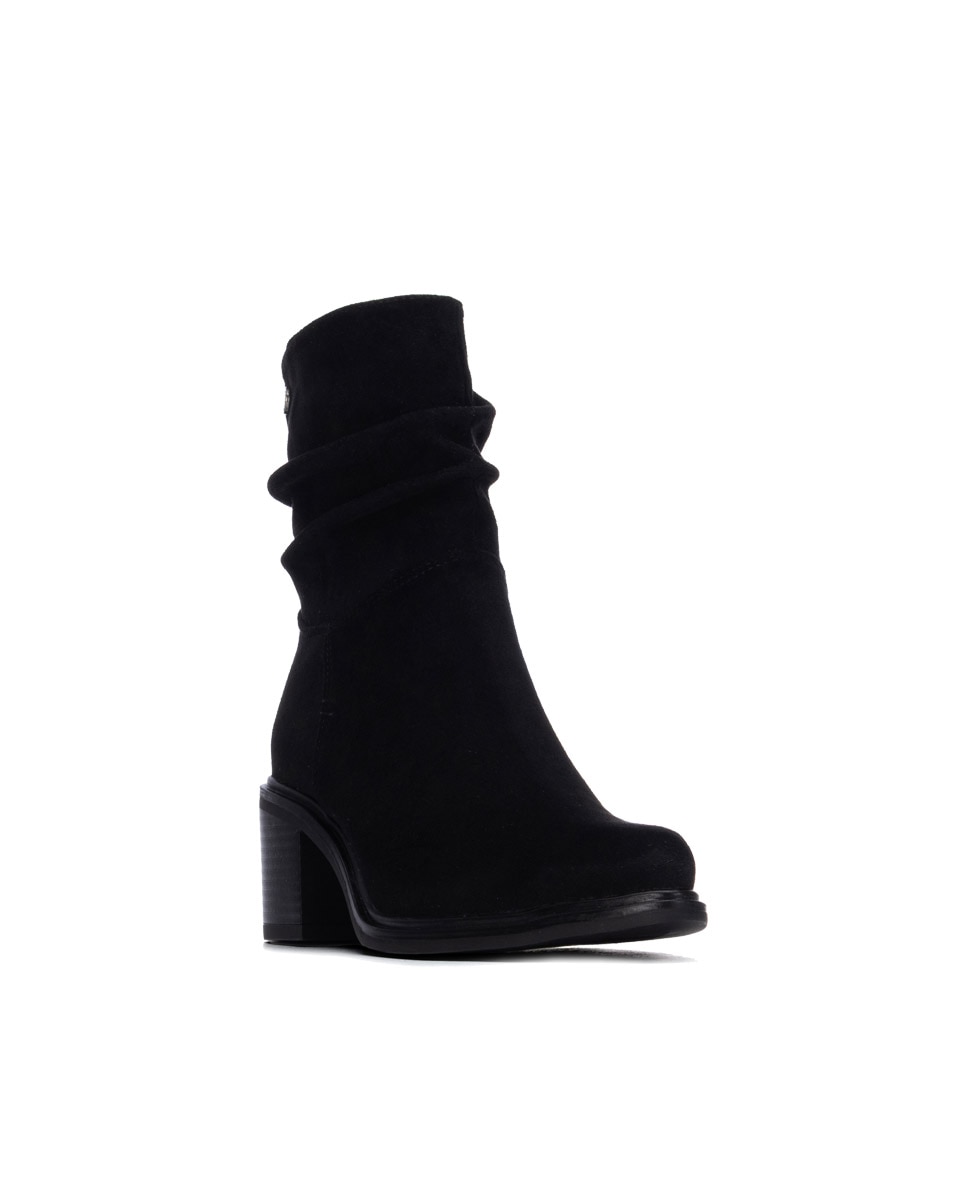 Botines de mujer con cremallera - Refresh - Negro Negro-3
