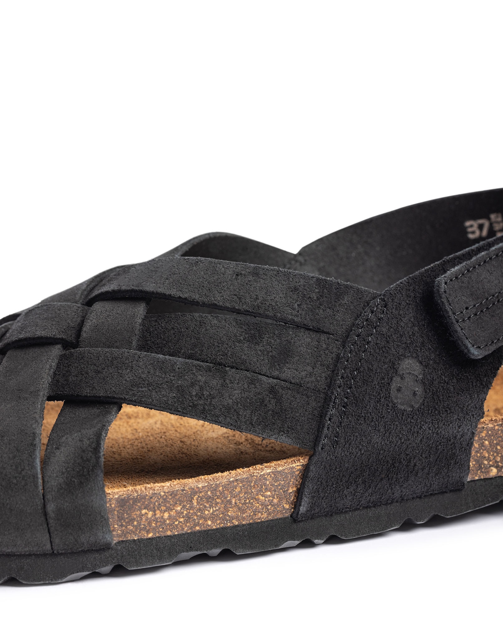 Sandalias planas de mujer de piel - Yokono - Negro Negro-3
