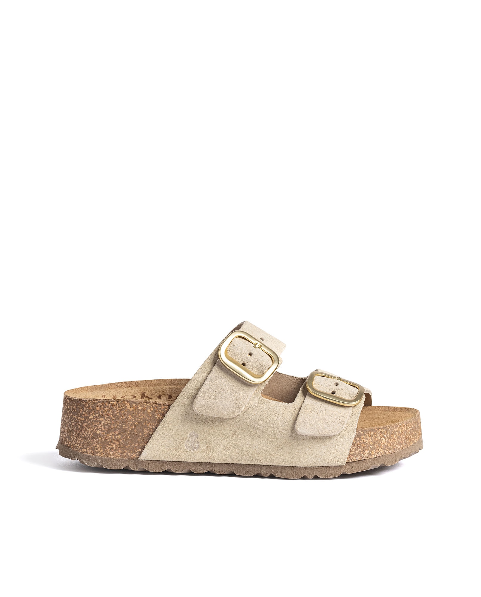 Sandalias de tacón de mujer de piel - Yokono - Beige Beige-1