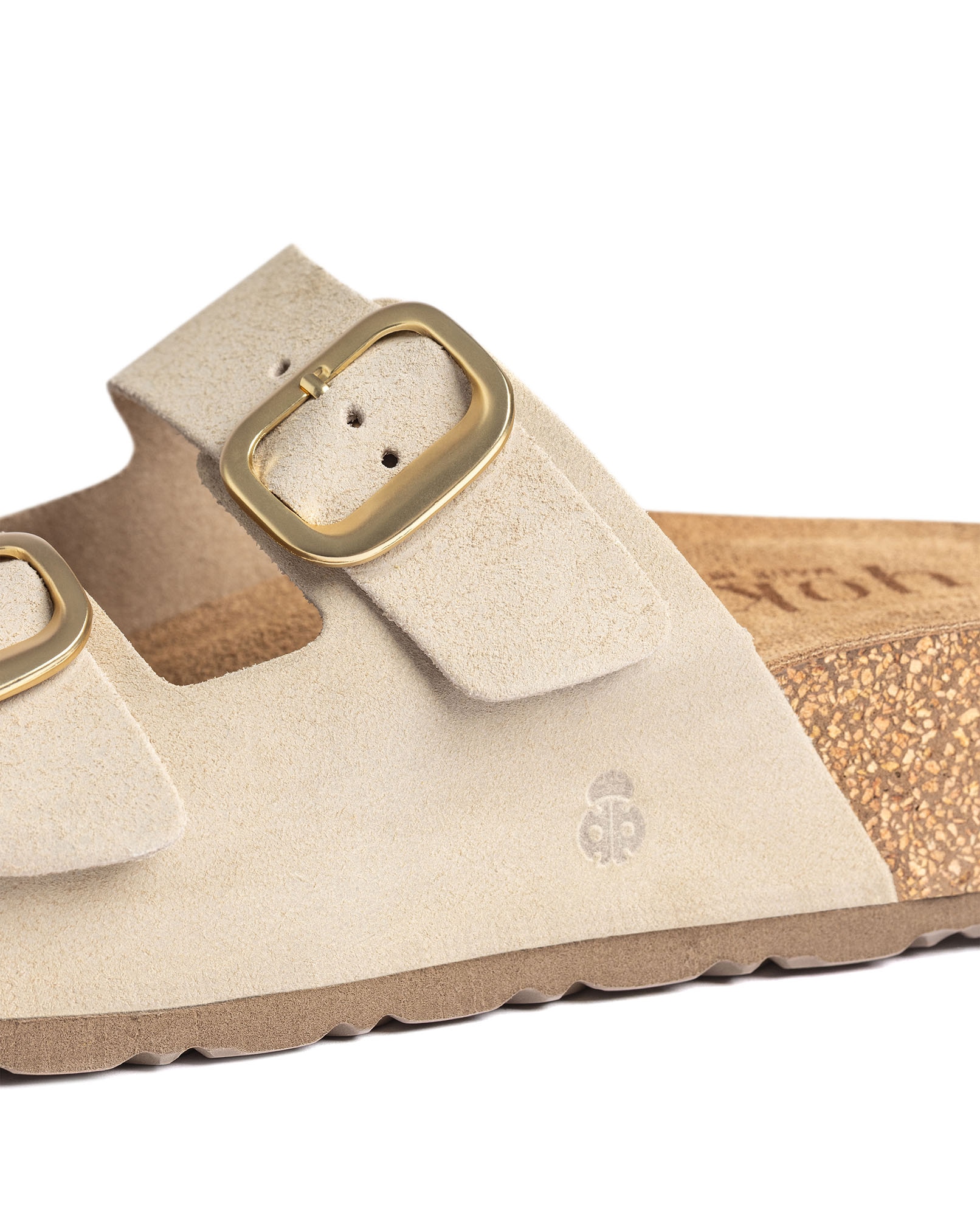 Sandalias de tacón de mujer de piel - Yokono - Beige Beige-3