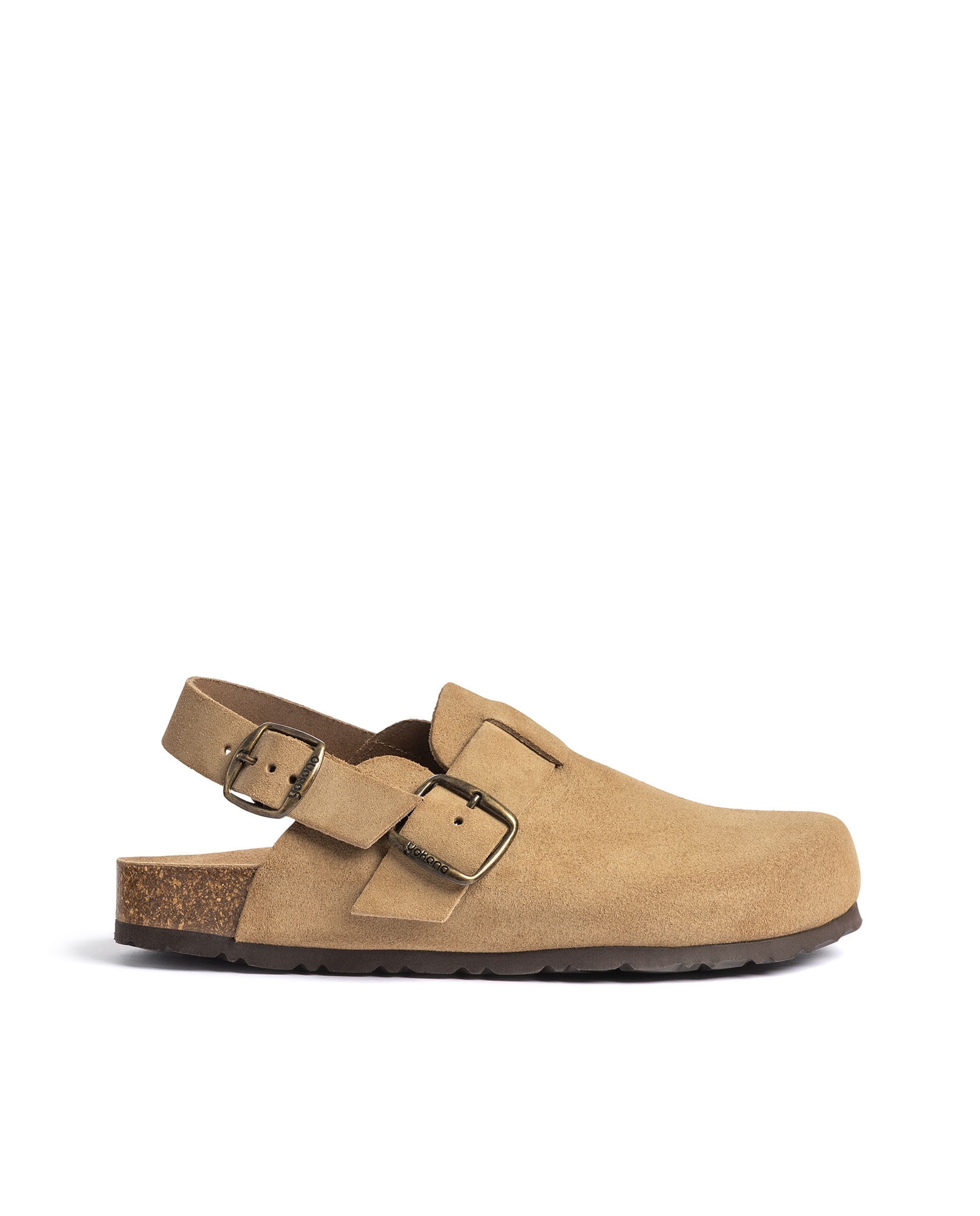 Zuecos de mujer de piel - Yokono - Beige Beige-1