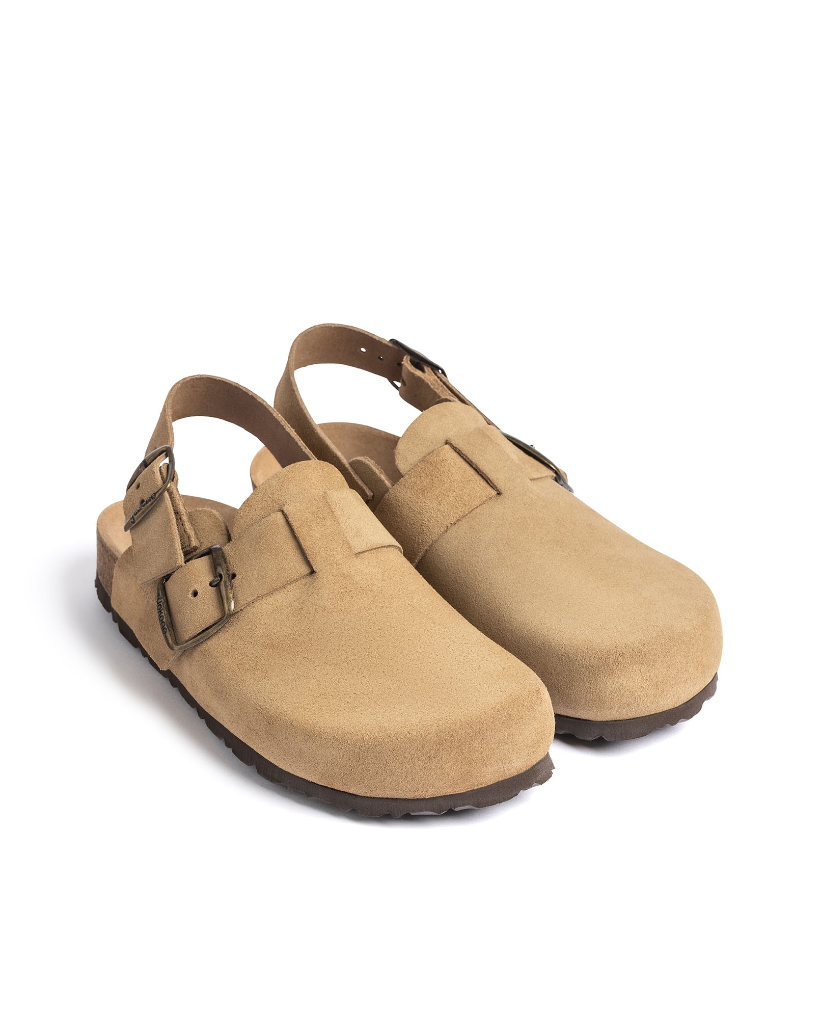 Zuecos de mujer de piel - Yokono - Beige Beige-2