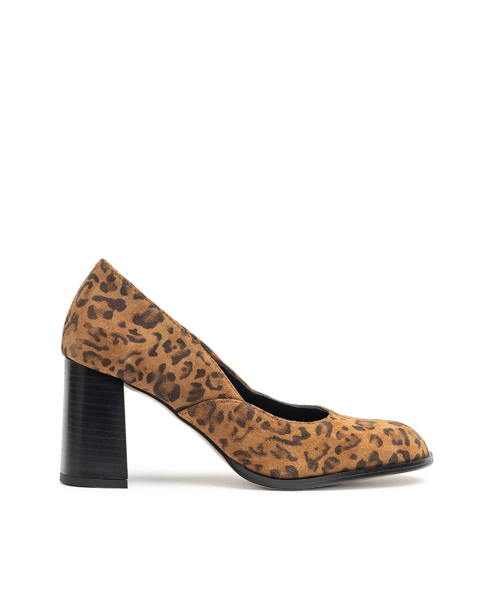 Zapatos de tacón de mujer de piel - Yokono - Estampado Estampado-1