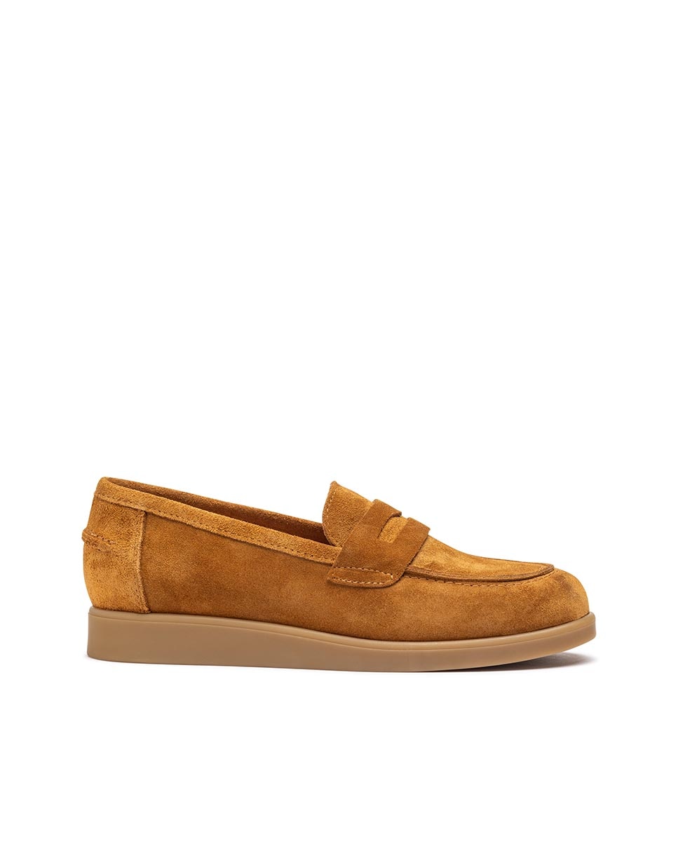 Yokono - Mocasines de mujer de piel con antifaz.