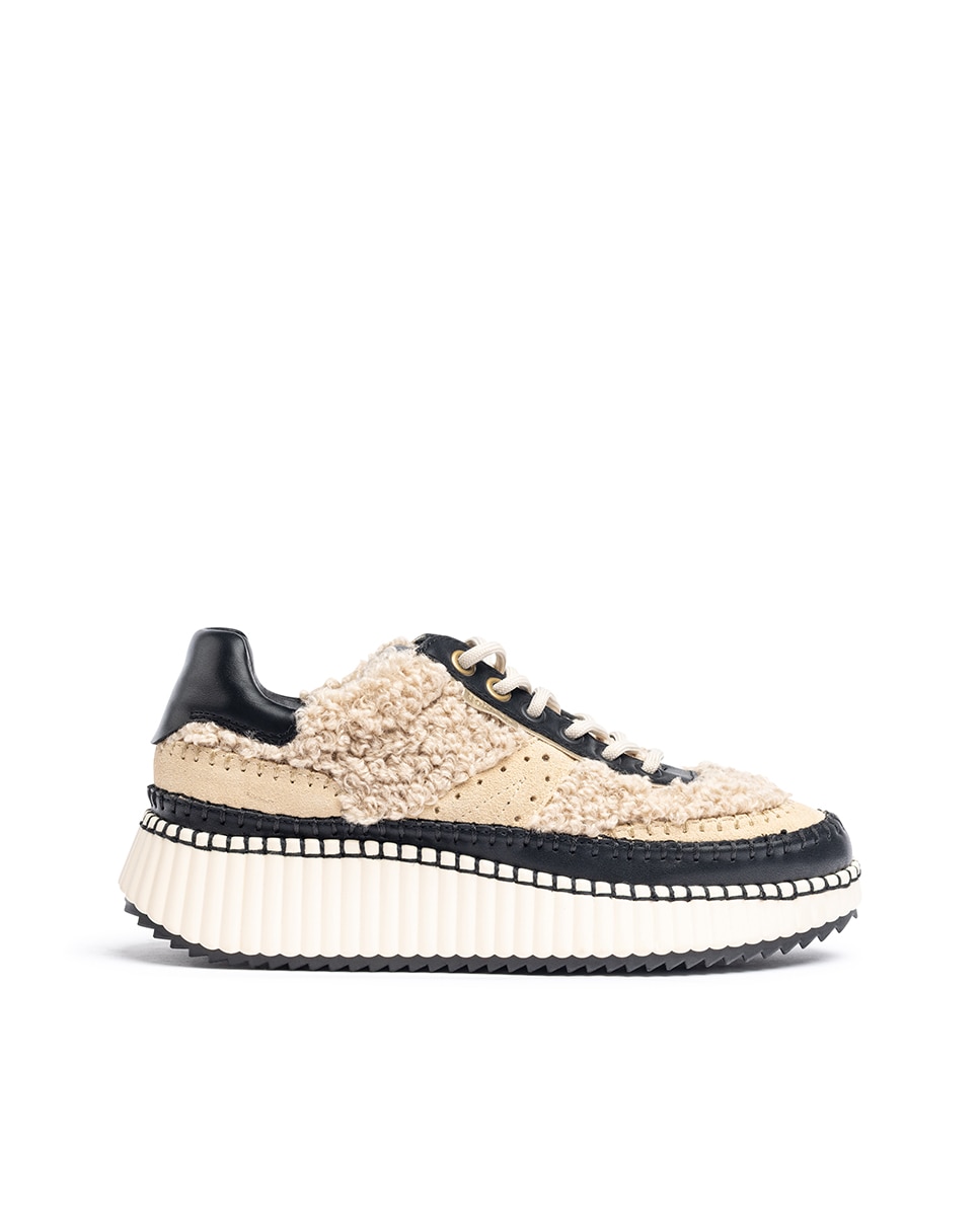 Zapatillas de mujer de piel - Yokono - Blanco Blanco-1
