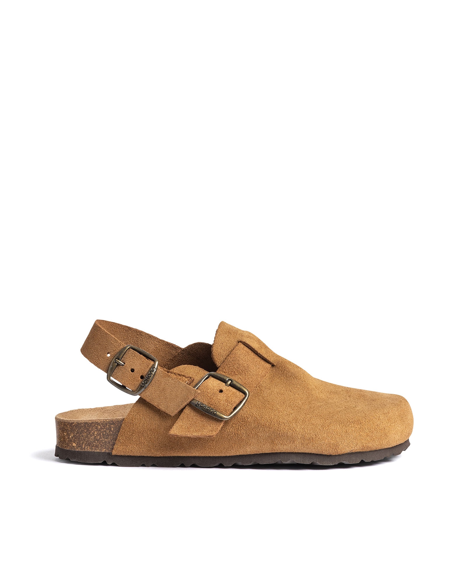 Zuecos de mujer de piel - Yokono - Marrón Marrón-1