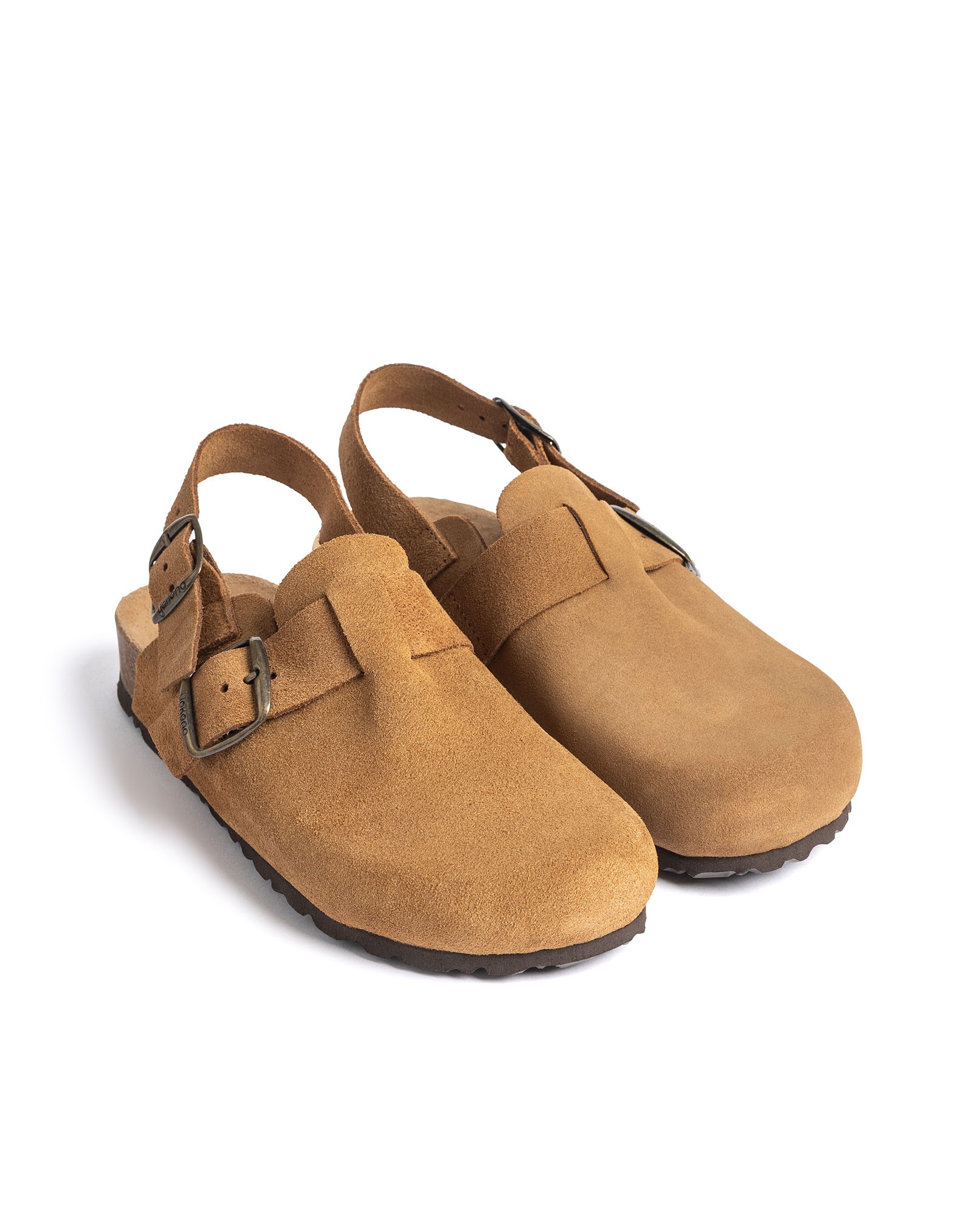 Zuecos de mujer de piel - Yokono - Marrón Marrón-2
