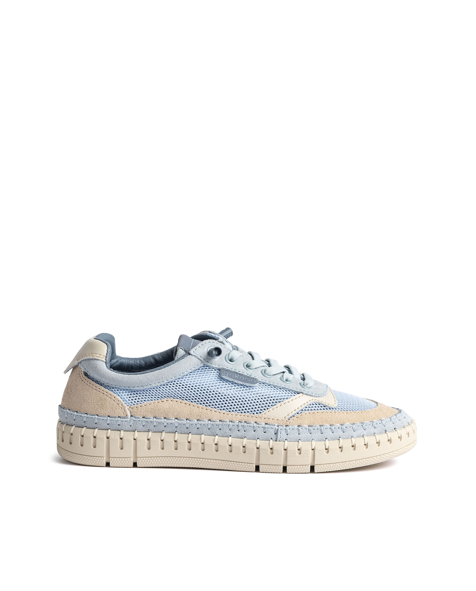 Zapatillas de mujer de piel - Yokono - Azul denim Azul denim-1
