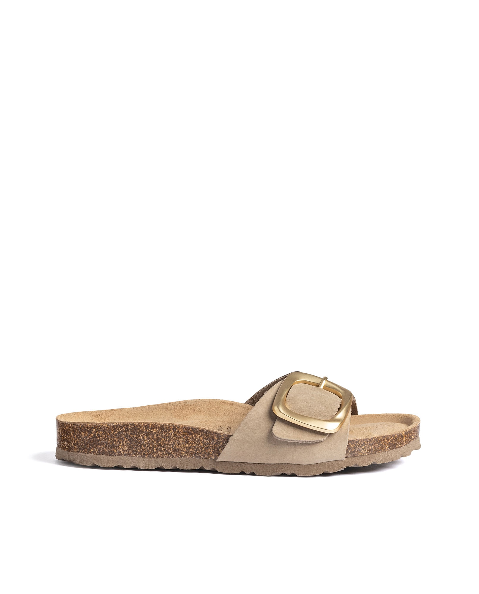 Sandalias planas de mujer de piel - Yokono - Marrón claro Marrón claro-1