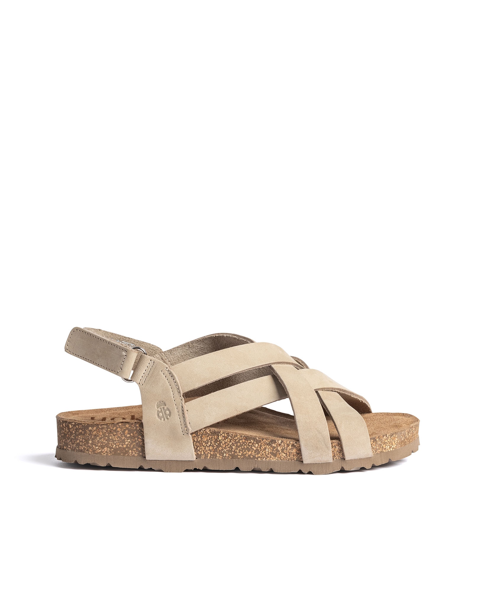 Sandalias planas de mujer de piel - Yokono - Beige Beige-1