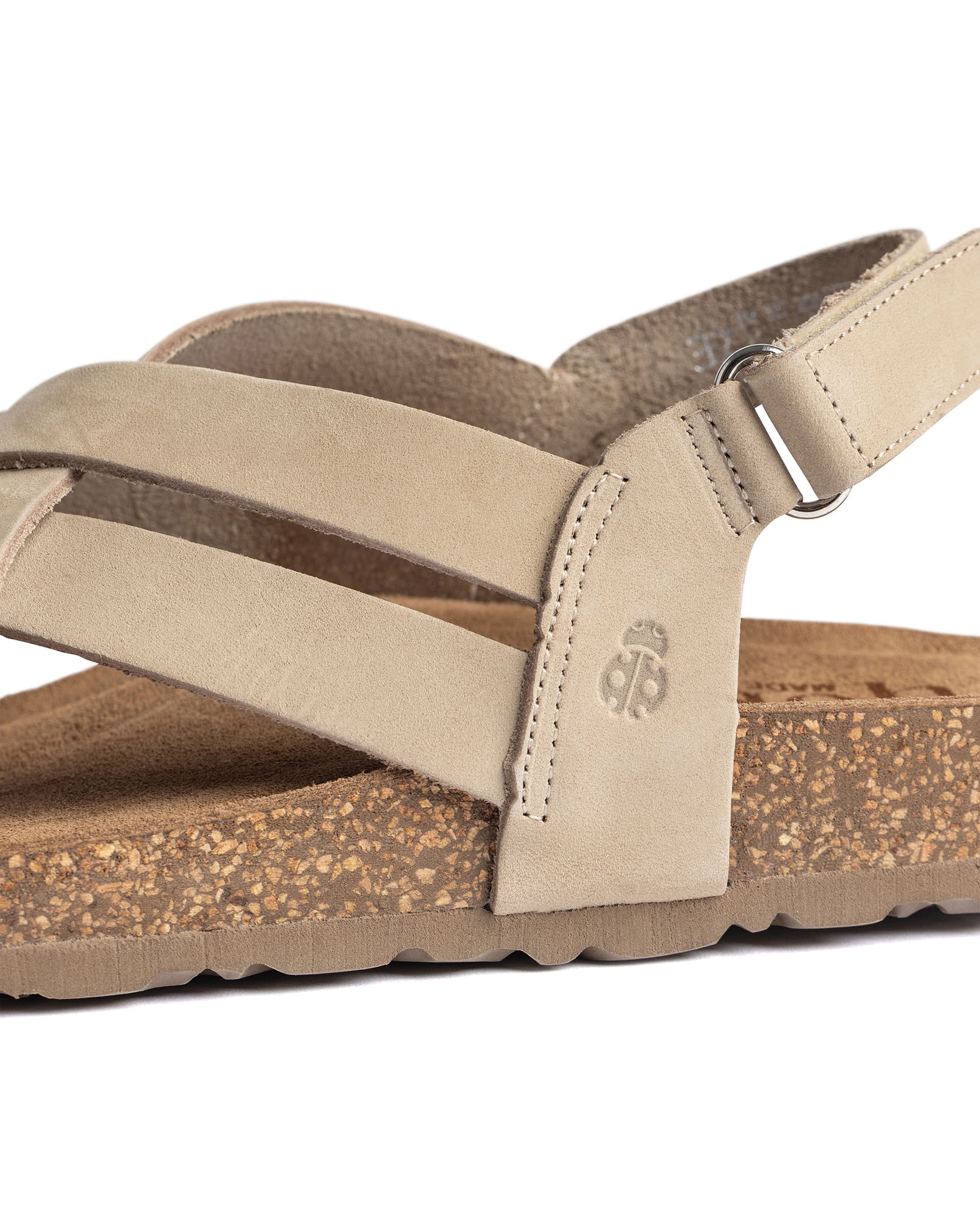 Sandalias planas de mujer de piel - Yokono - Beige Beige-3