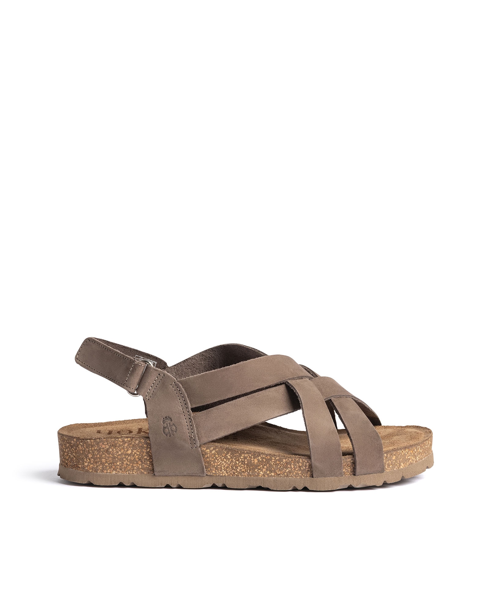 Sandalias planas de mujer de piel - Yokono - Marrón claro Marrón claro-1