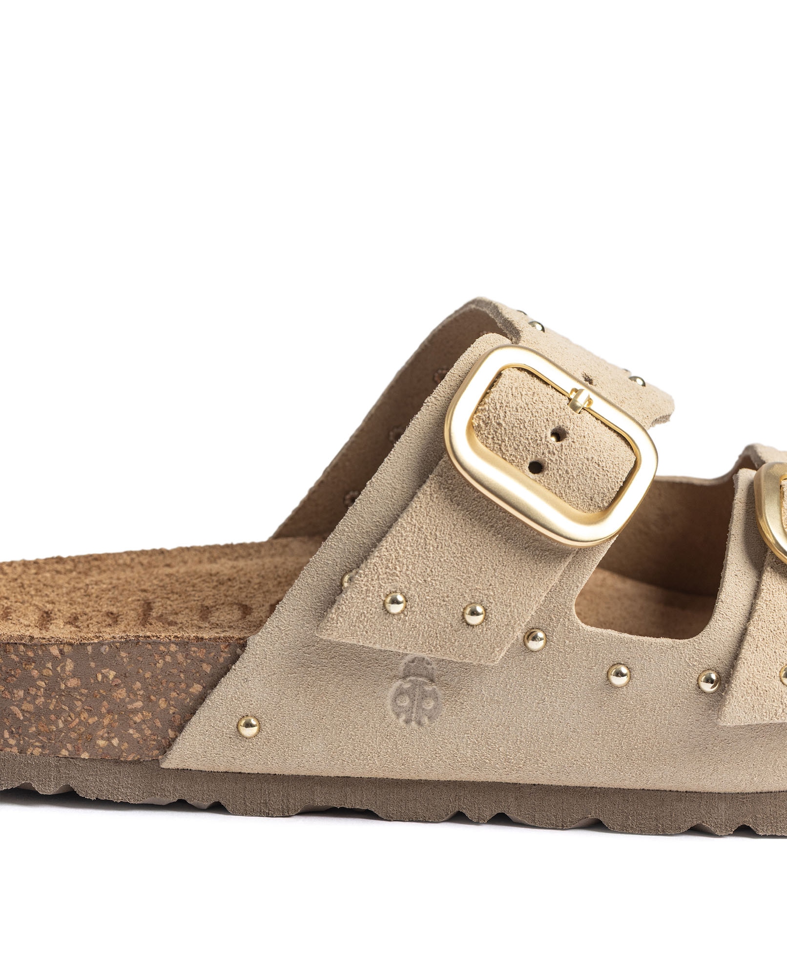 Sandalias planas de mujer de piel - Yokono - Natural Natural-3