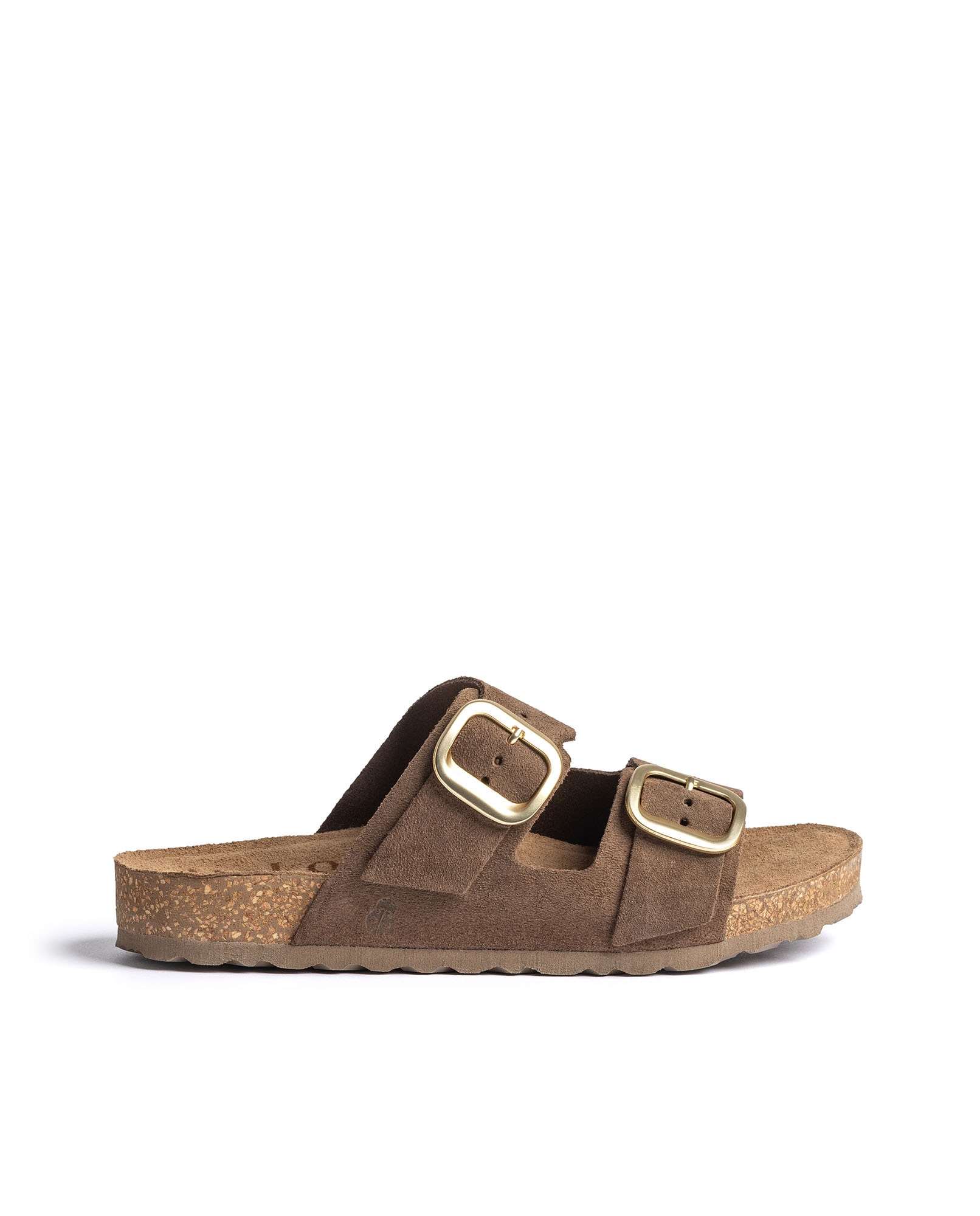 Sandalias planas de mujer de piel - Yokono - Marrón oscuro Marrón oscuro-1