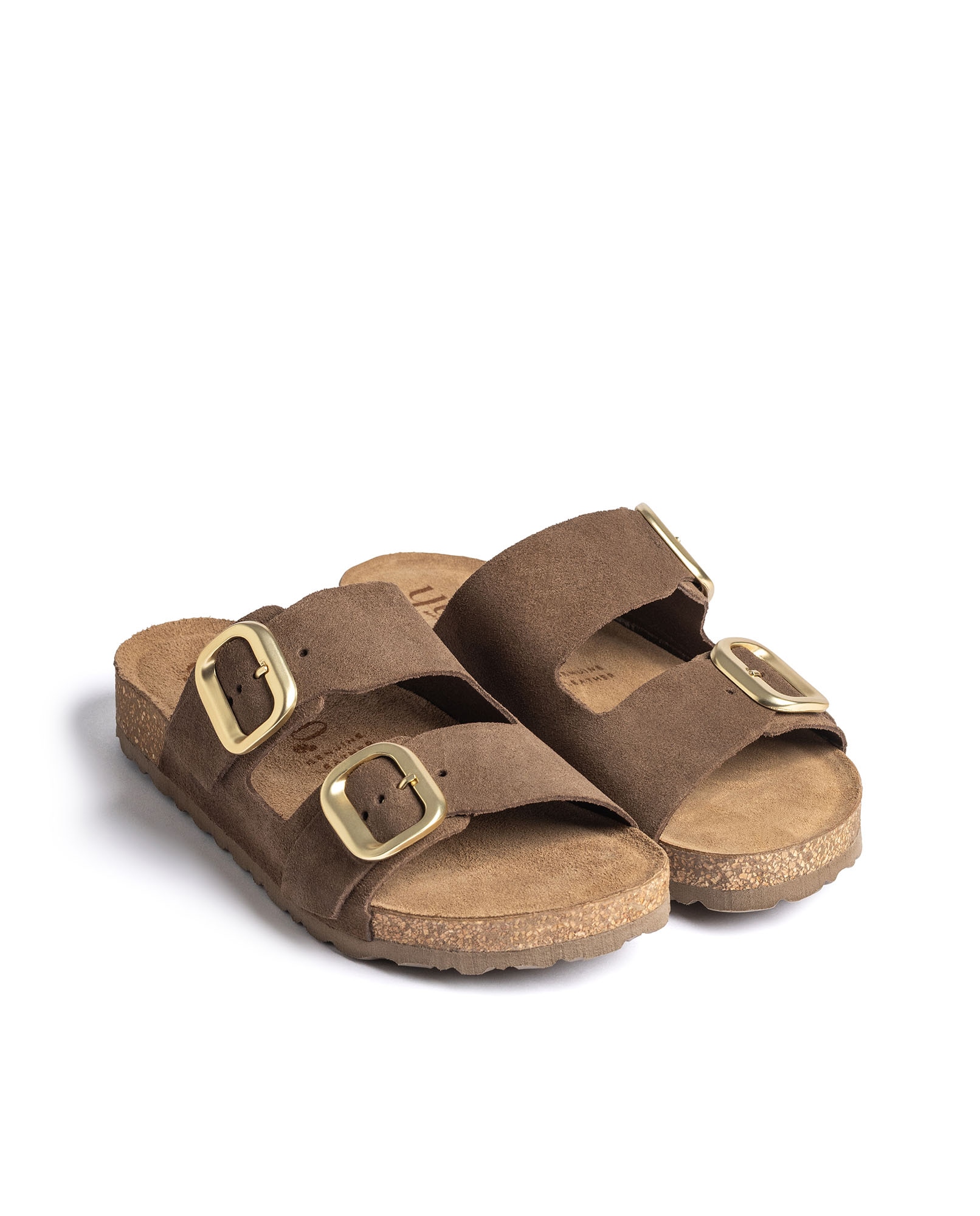 Sandalias planas de mujer de piel - Yokono - Marrón oscuro Marrón oscuro-2