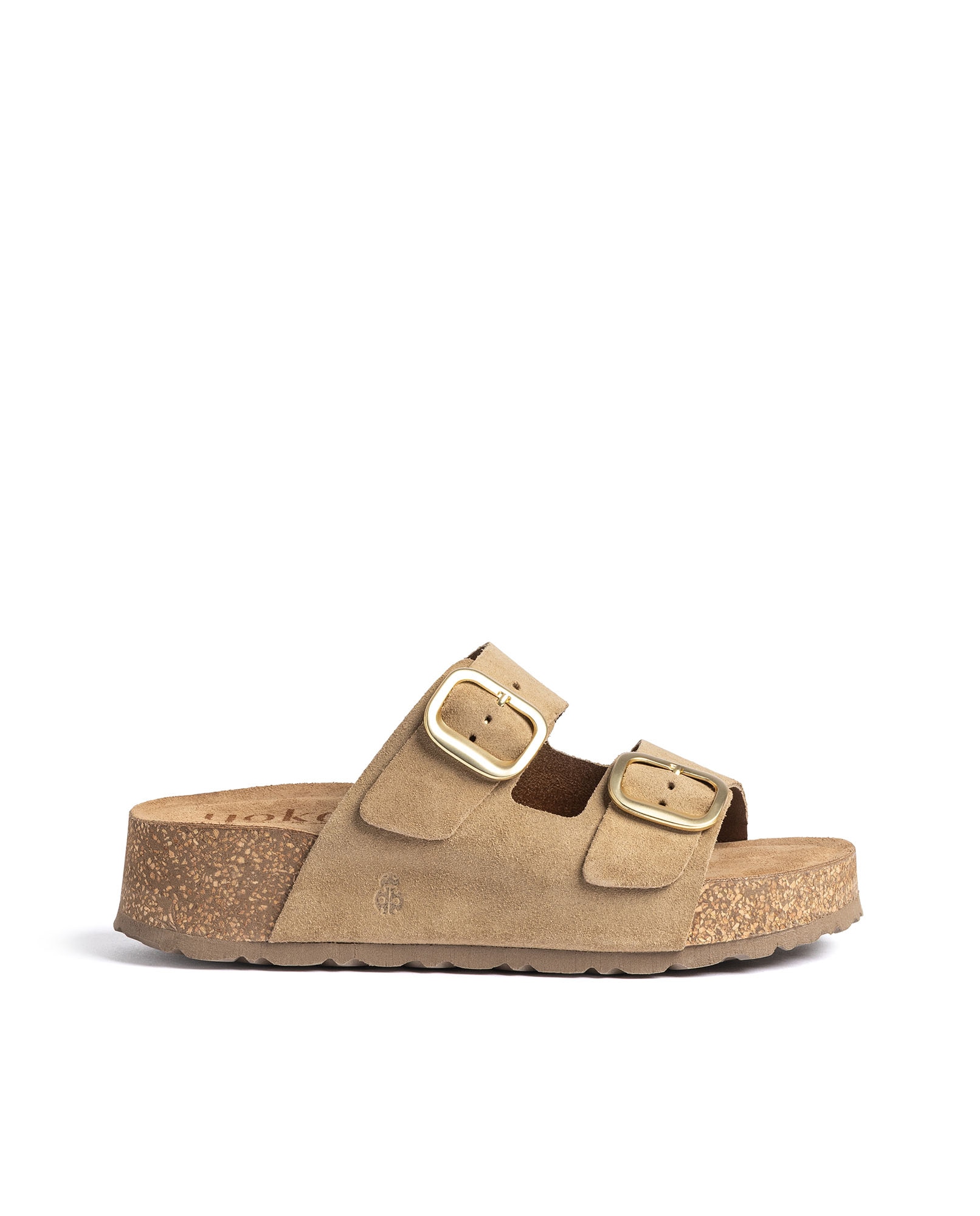 Sandalias de tacón de mujer de piel - Yokono - Marrón claro Marrón claro-1