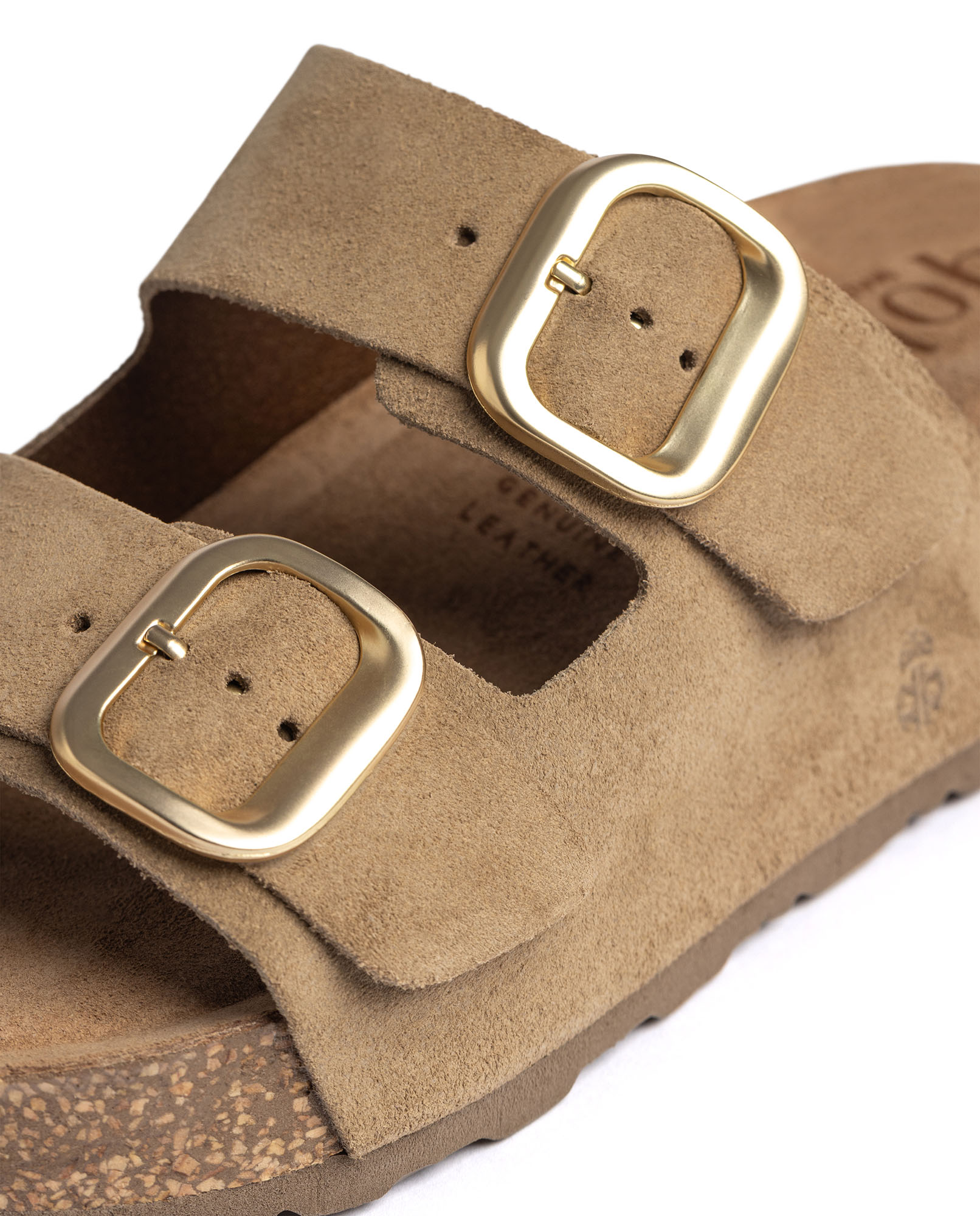 Sandalias de tacón de mujer de piel - Yokono - Marrón claro Marrón claro-2