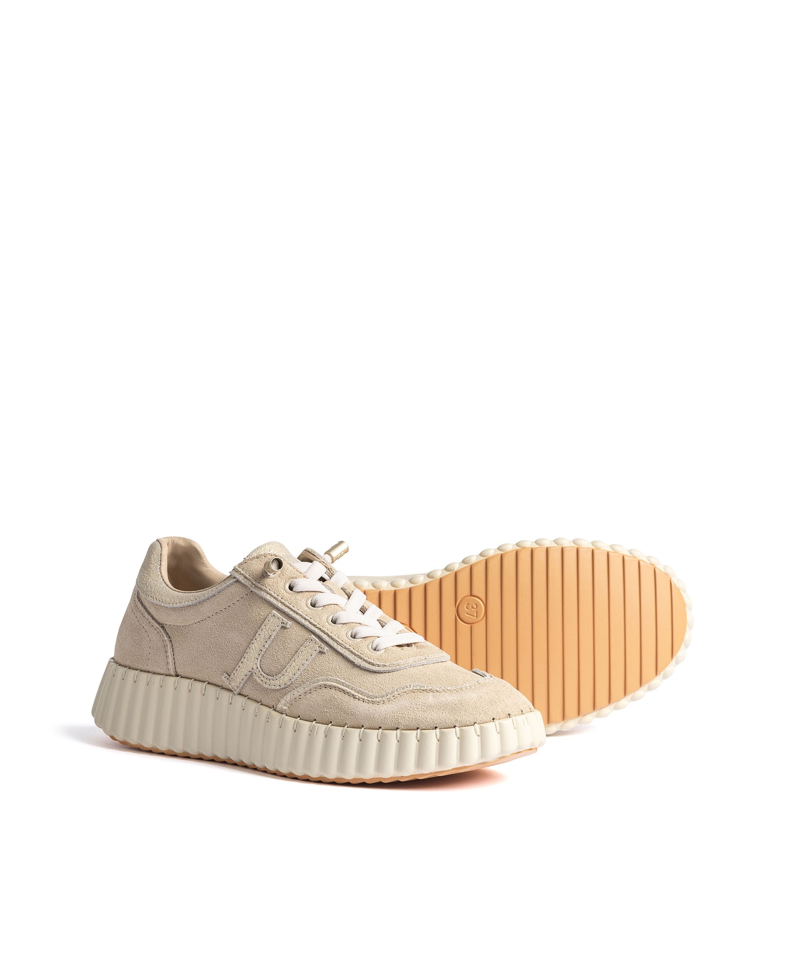 Zapatillas de mujer de piel - Yokono - Oro Oro-5