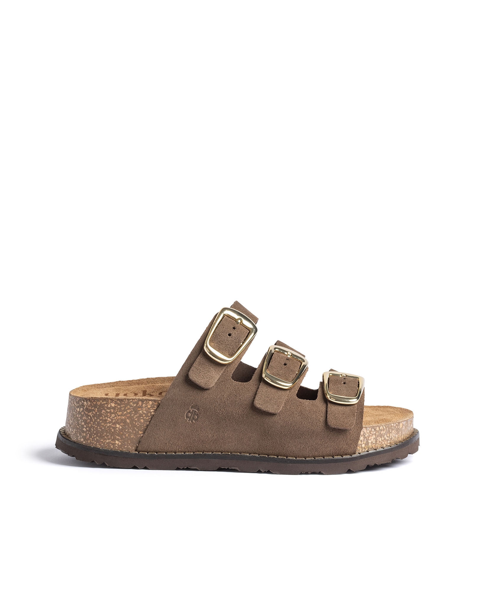 Sandalias de tacón de mujer de piel - Yokono - Marrón oscuro Marrón oscuro-1