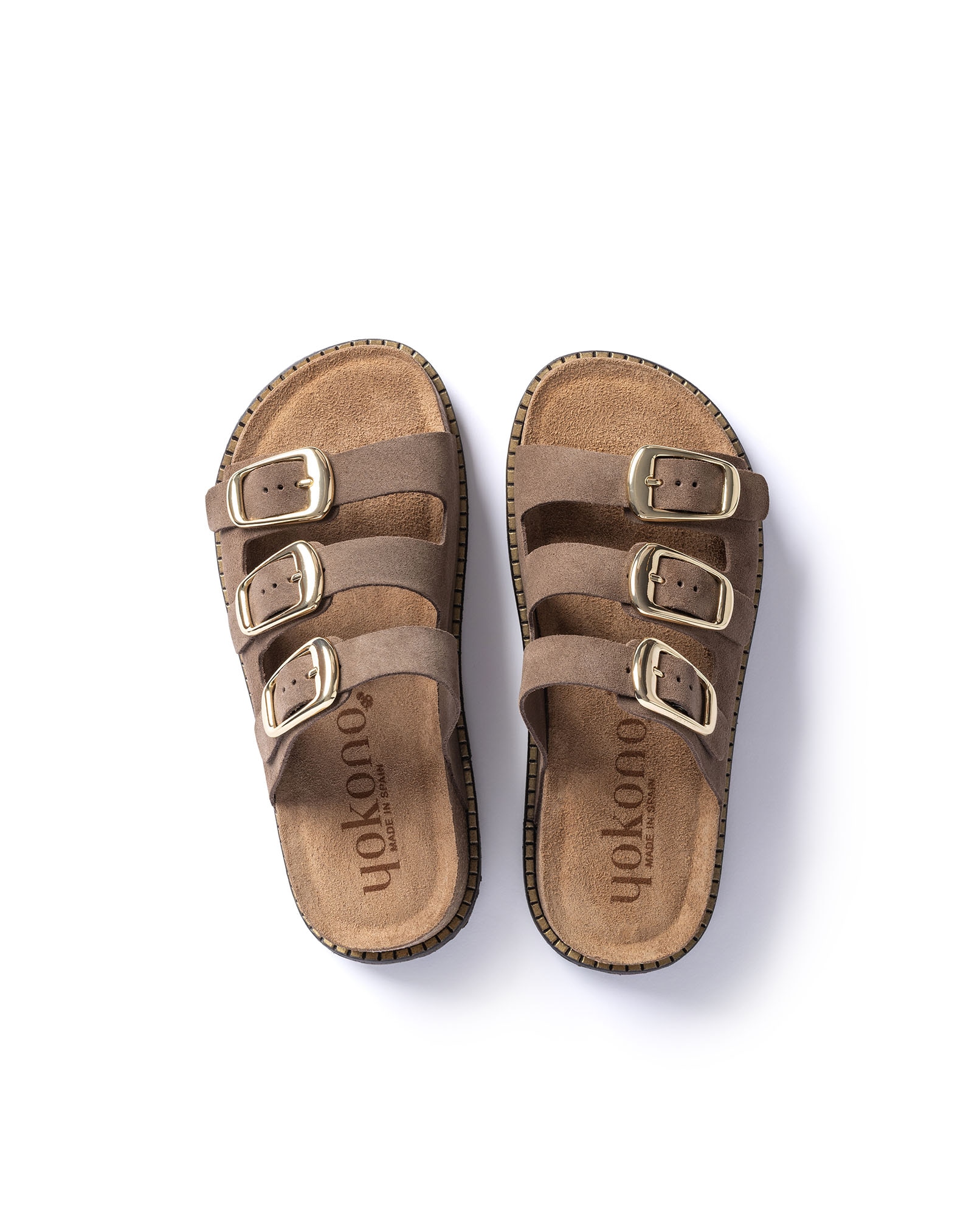 Sandalias de tacón de mujer de piel - Yokono - Marrón oscuro Marrón oscuro-5