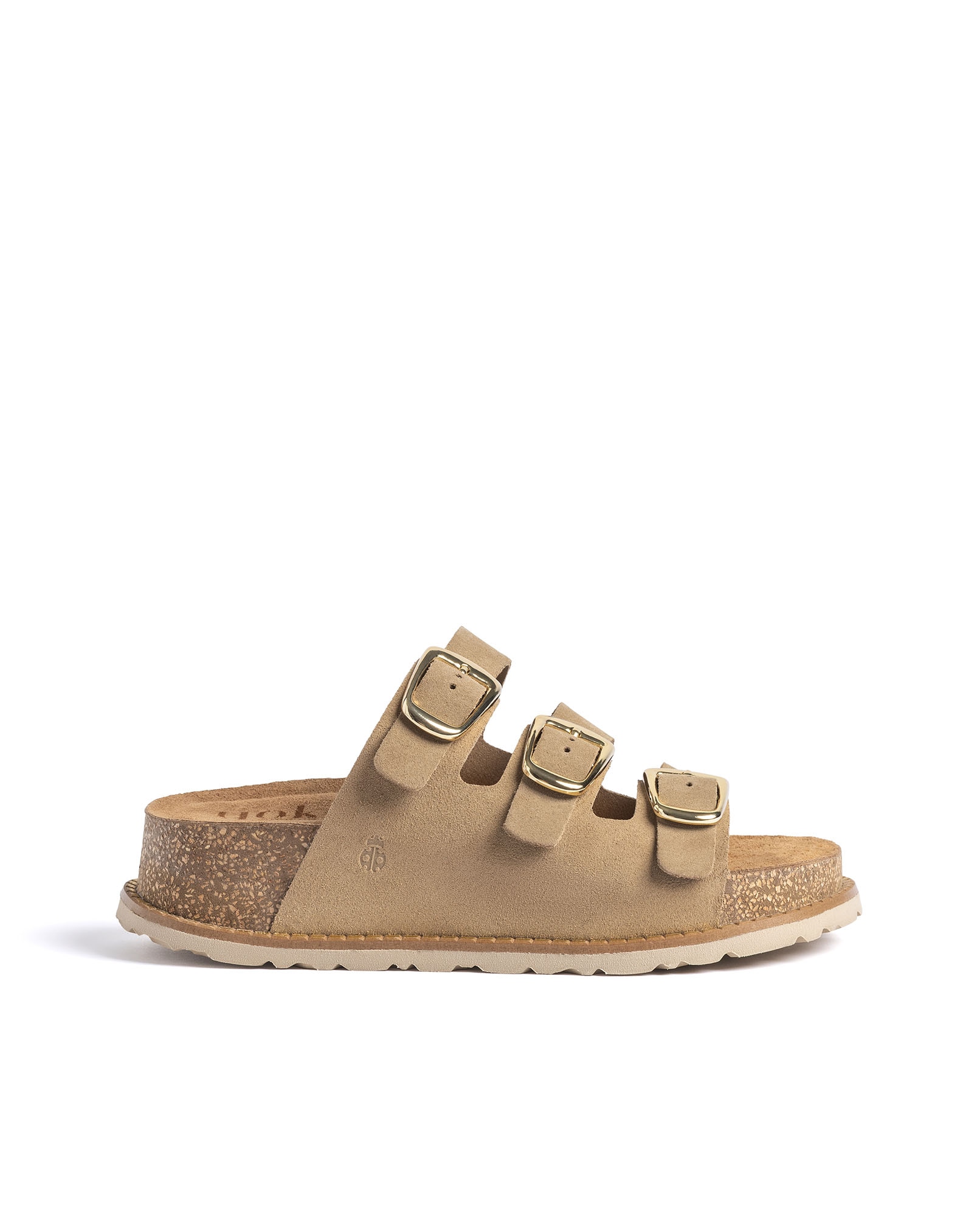 Sandalias de tacón de mujer de piel - Yokono - Marrón claro Marrón claro-1