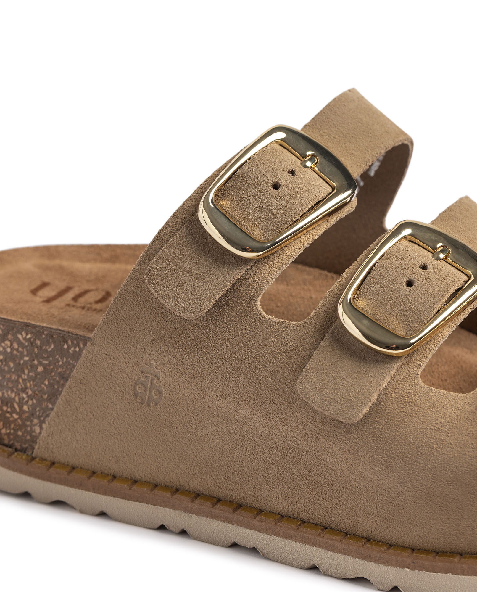 Sandalias de tacón de mujer de piel - Yokono - Marrón claro Marrón claro-3