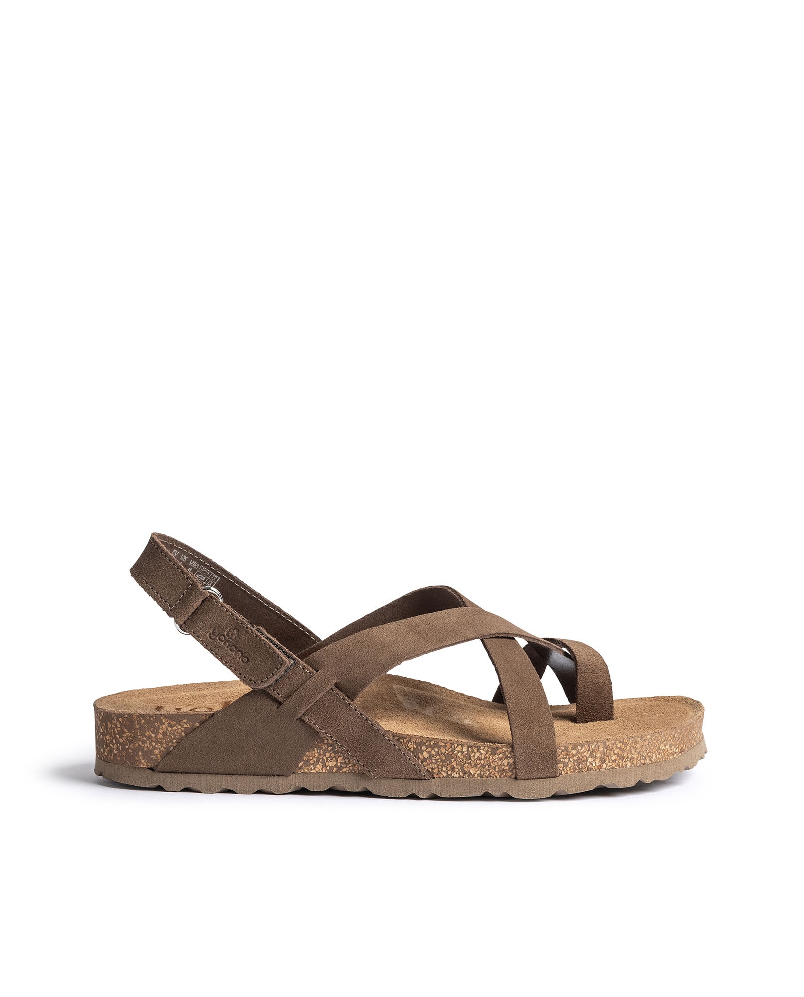 Sandalias planas de mujer de piel - Yokono - Marrón oscuro Marrón oscuro-1