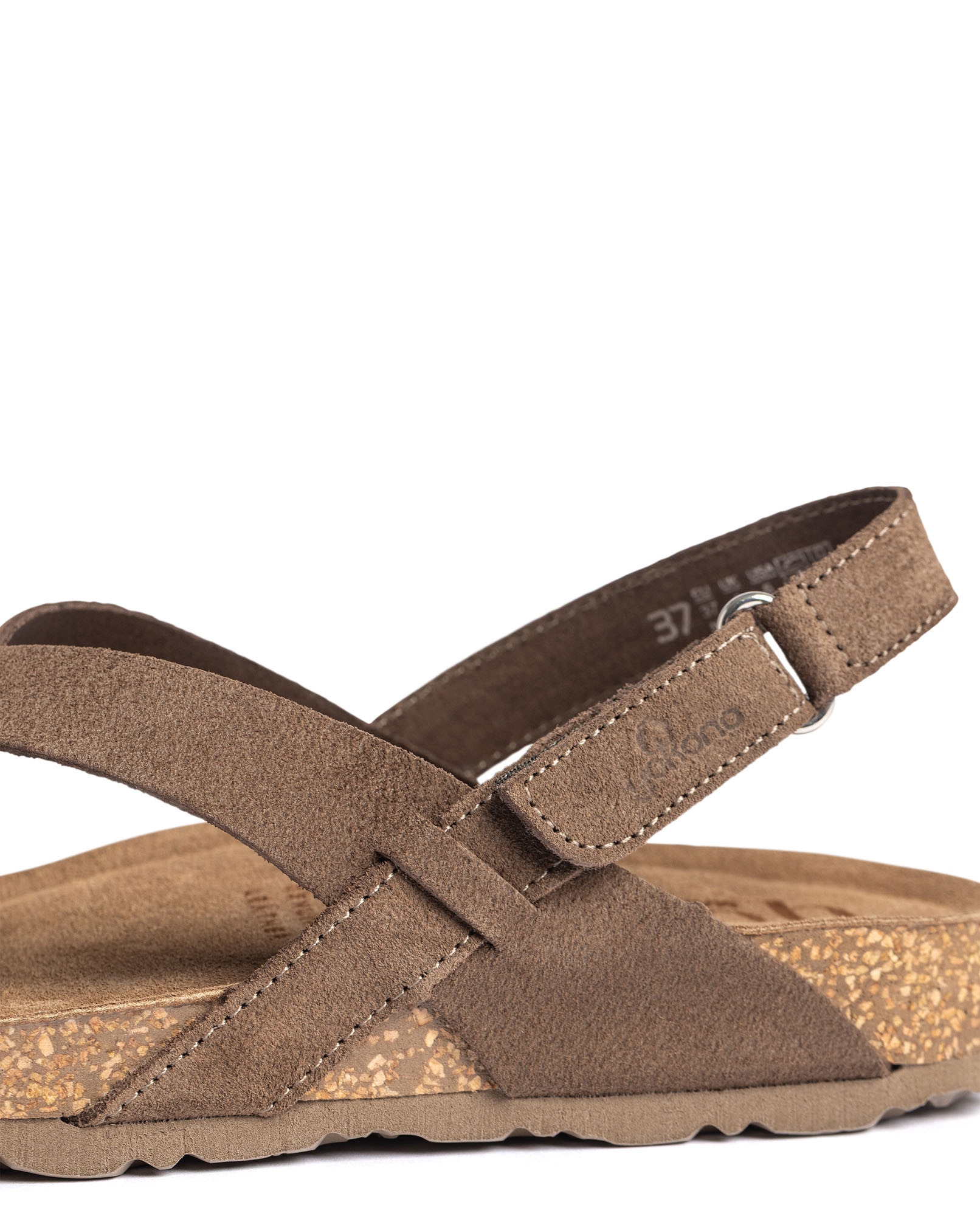 Sandalias planas de mujer de piel - Yokono - Marrón oscuro Marrón oscuro-3