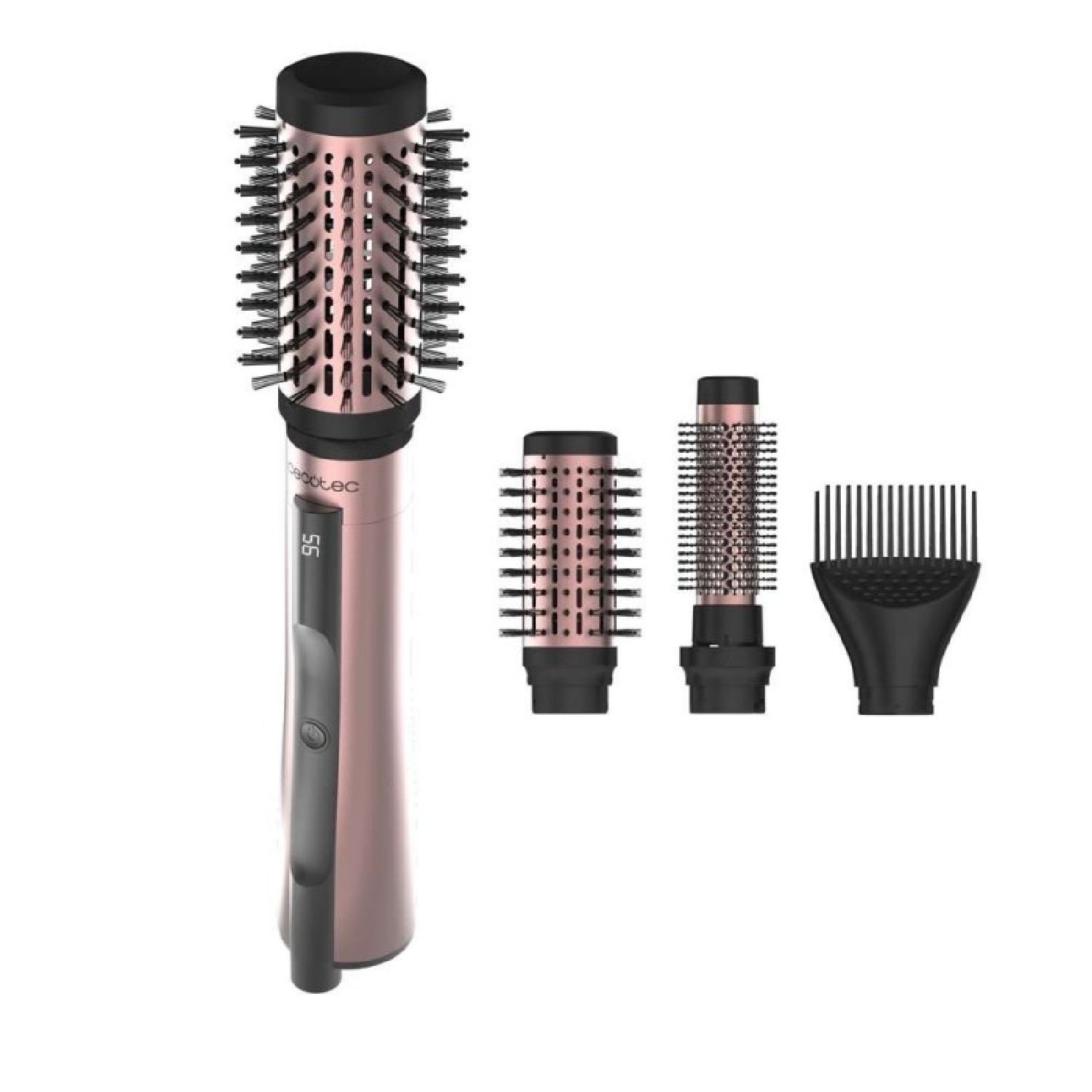 Cepillo Moldeador Cecotec CeramicCare 3in1 AirBrush - Rosa Rosa-2