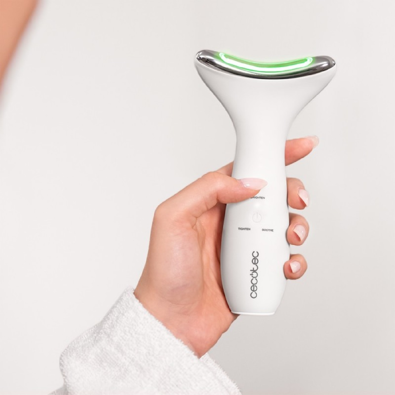 Imagen 4 de Dispositivo de fototerápia Cecotec FaceCare Face&Neck Pro - Blanco Blanco