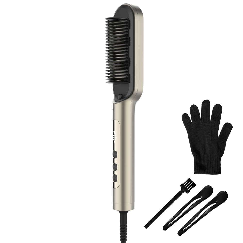 Cepillo alisador Cecotec InstantCare Lisse IonTech - Dorado Dorado-1