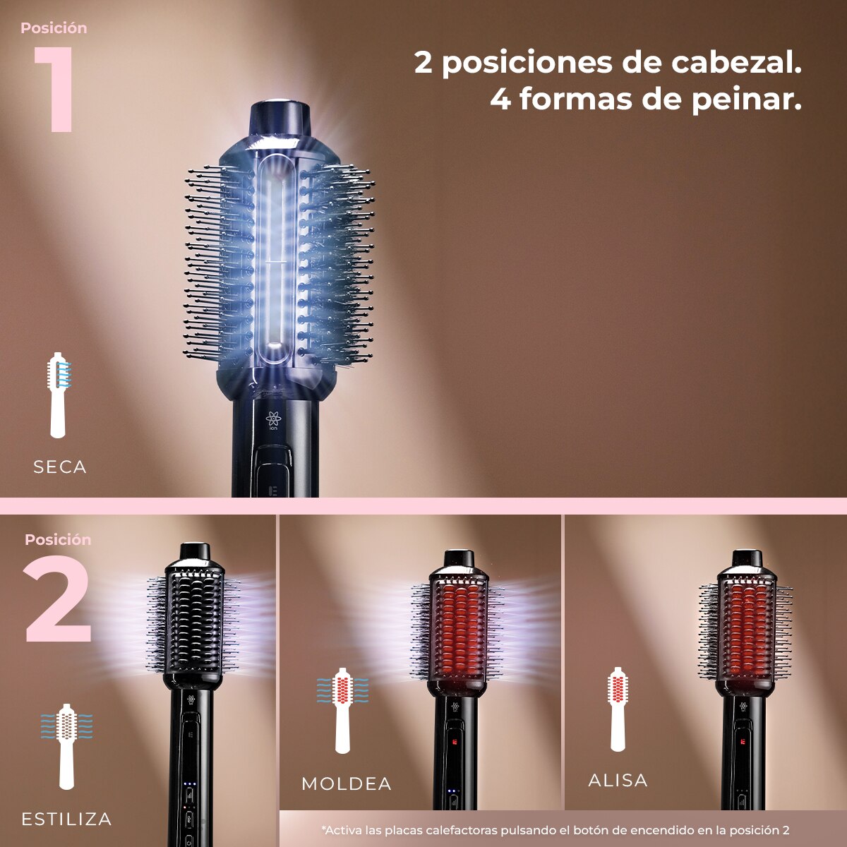 Cepillo Moldeador Cecotec Air DryBold Allin1 Saphire - Negro Negro-4