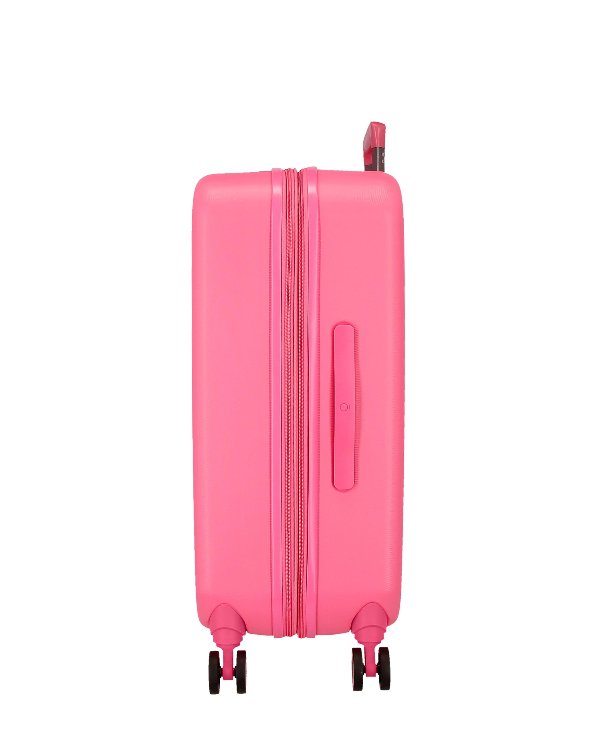 Imagen 2 de Maleta mediana stitch playful rígida con capacidad de 79l en fucsia - Disney - Morado Morado