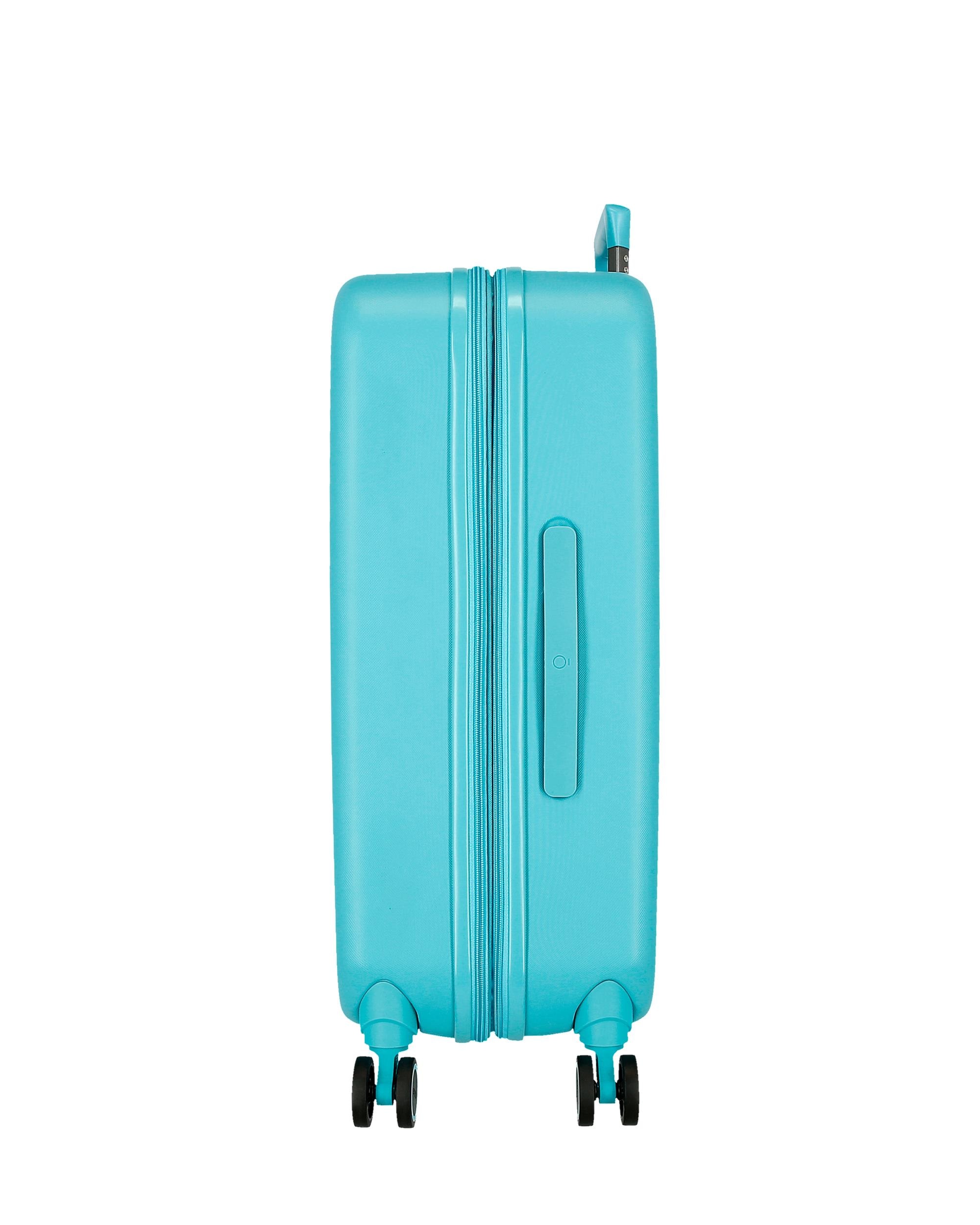 Imagen 2 de Maleta mediana stitch playful rígida con capacidad de 79l en fucsia - Disney - Azul Azul