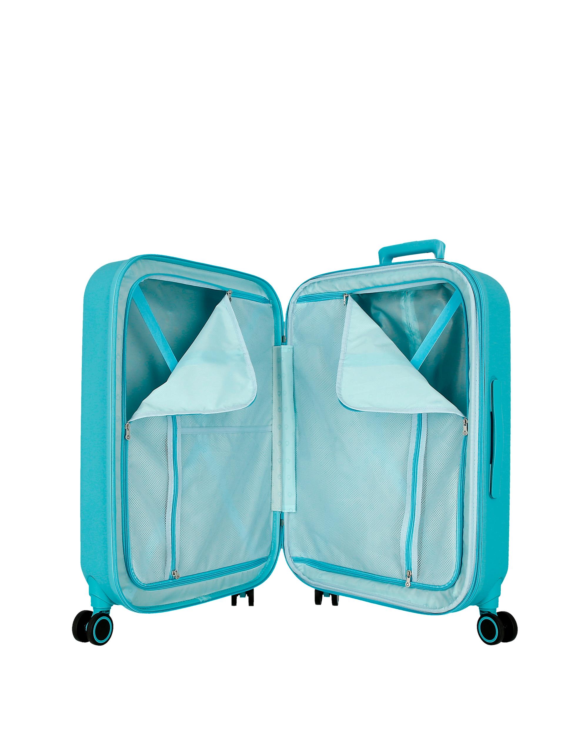 Imagen 5 de Maleta mediana stitch playful rígida con capacidad de 79l en fucsia - Disney - Azul Azul