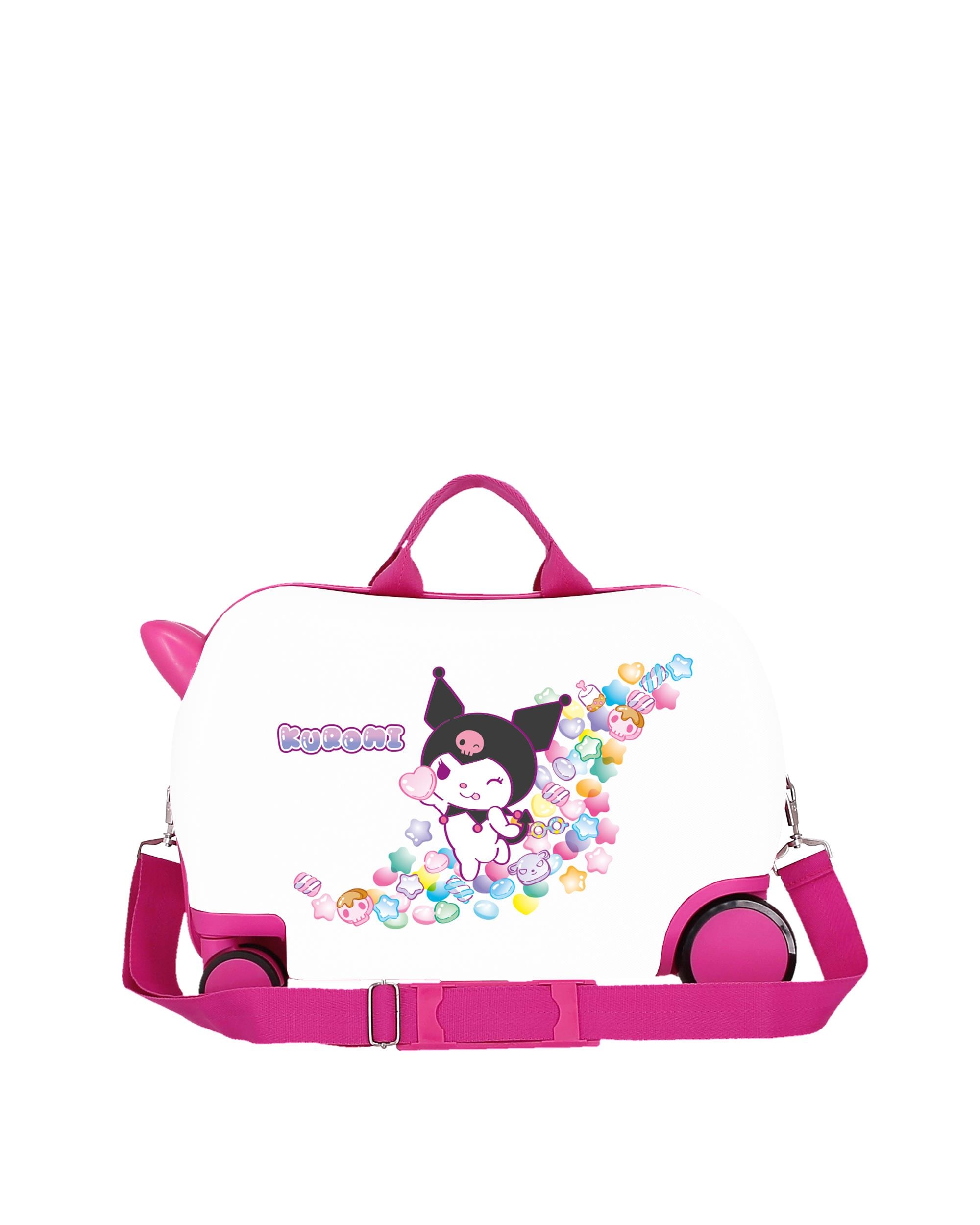 Imagen 3 de Maleta infantil Kuromi Sweet Dreams rígida con capacidad 24L - Personajes - Blanco / Rosa Blanco / Rosa