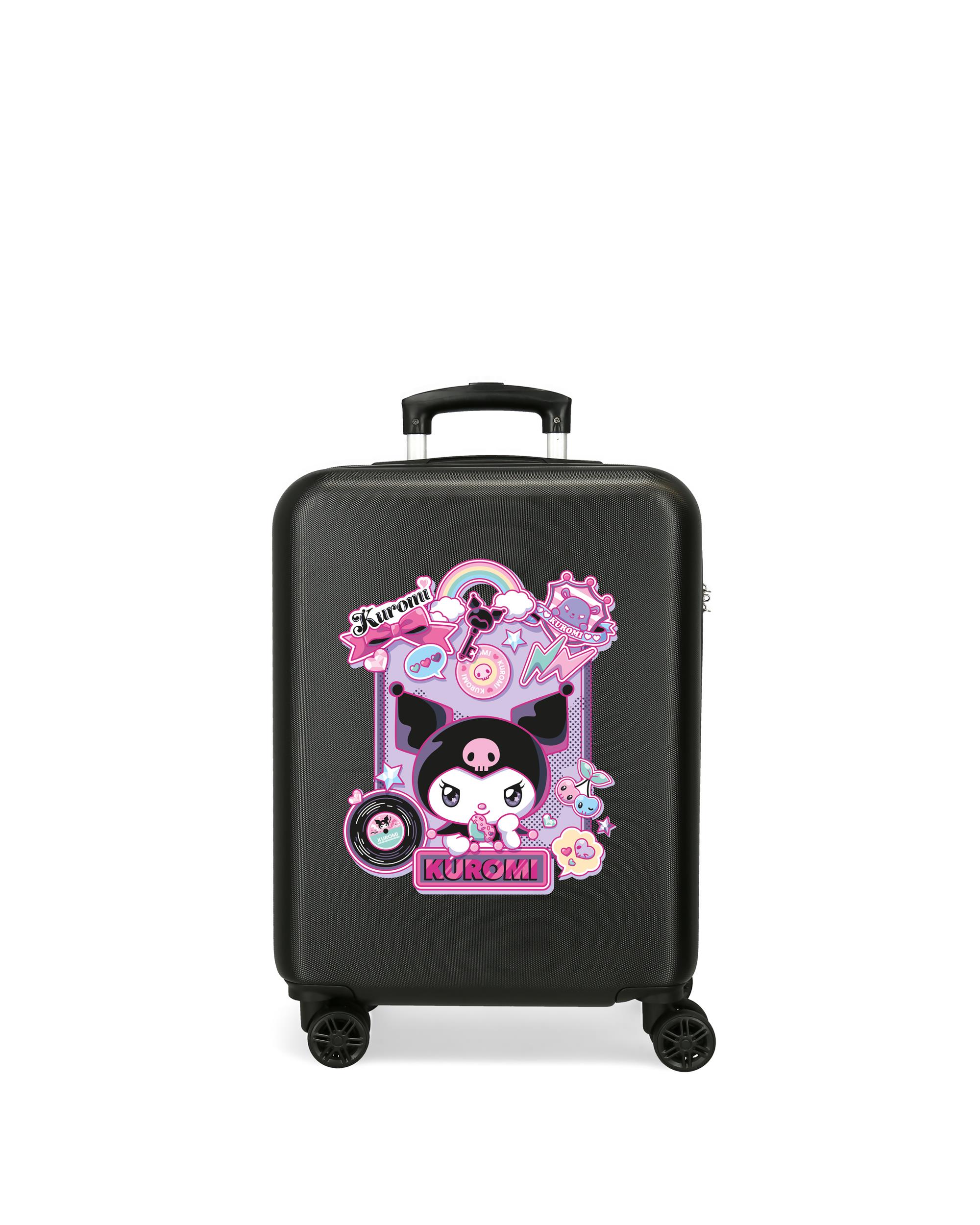 Maleta de cabina Kuromi Wonder rígida con capacidad de 35L Gris