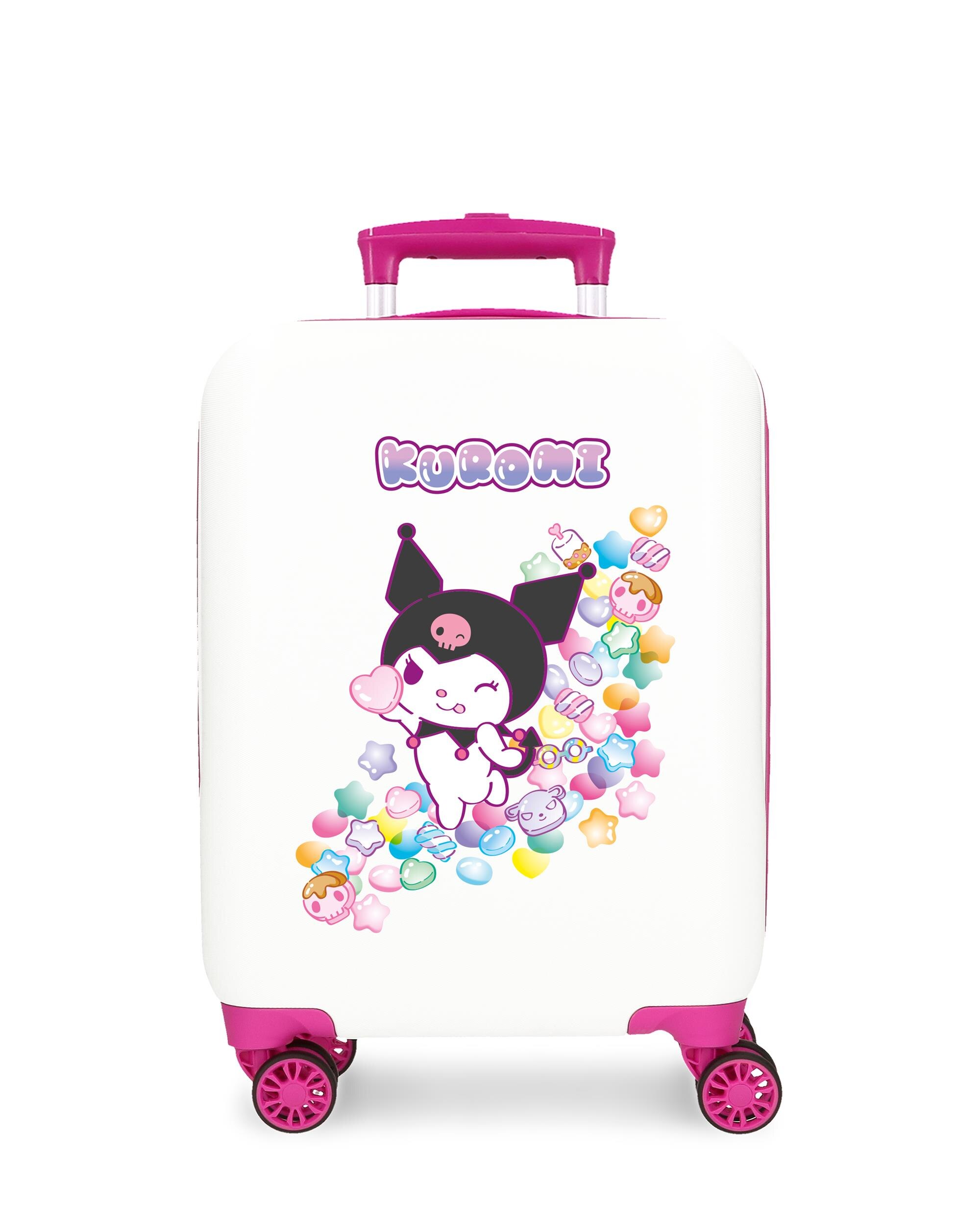 Maleta de cabina kuromi current mood rígida con capacidad de 35l - Disney - Blanco Blanco-1