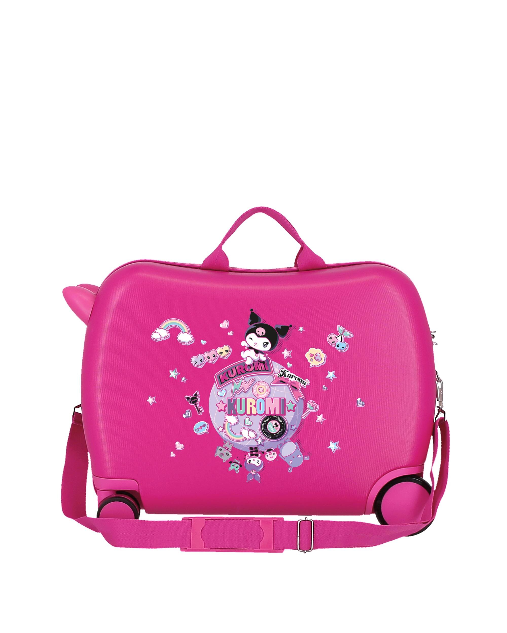 Maleta infantil Kuromi Wonder rígida con capacidad 34L - Personajes - Rosa Rosa-3