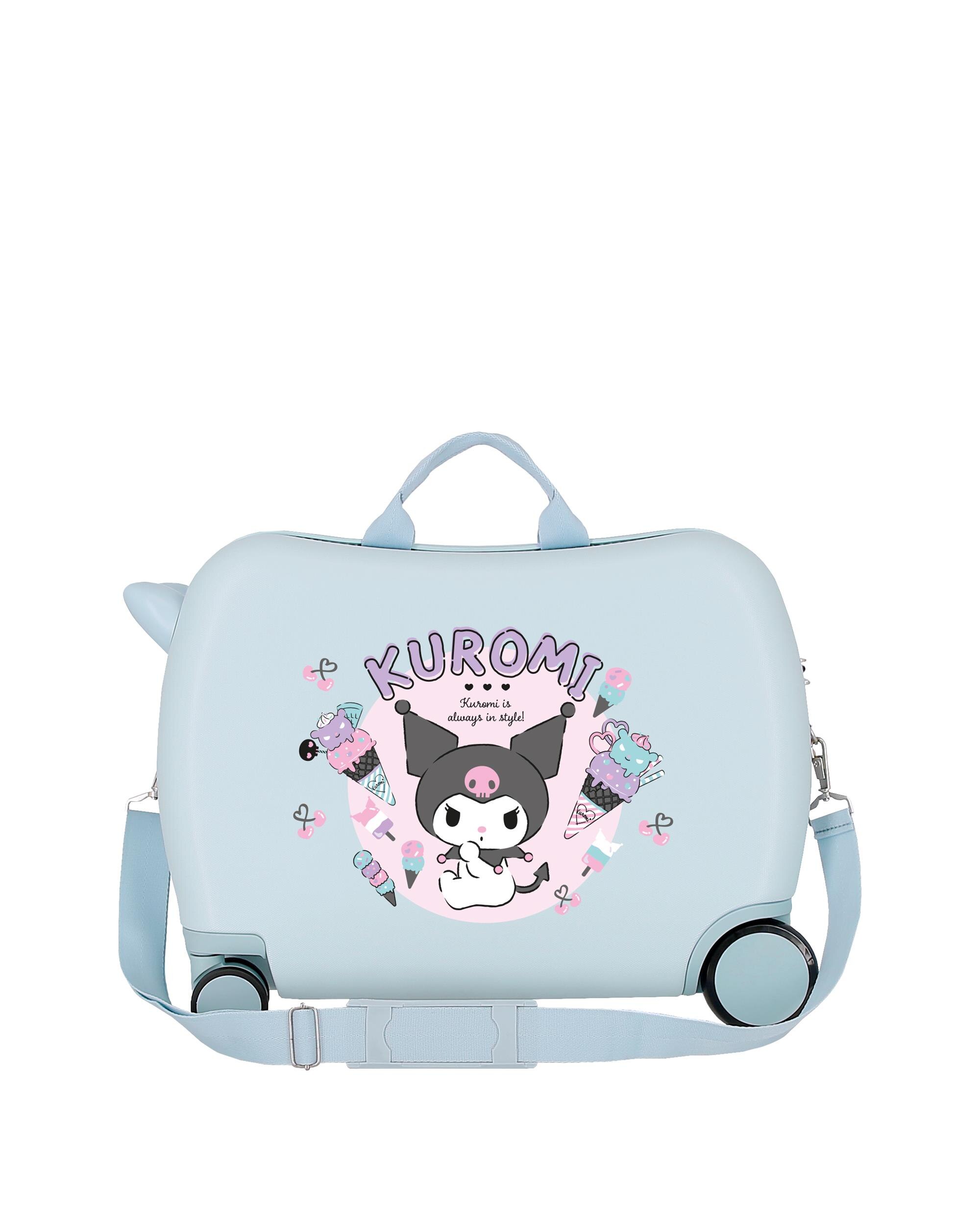 Maleta infantil Kuromi Wonder rígida con capacidad 34L - Personajes - Azul celeste Azul celeste-3