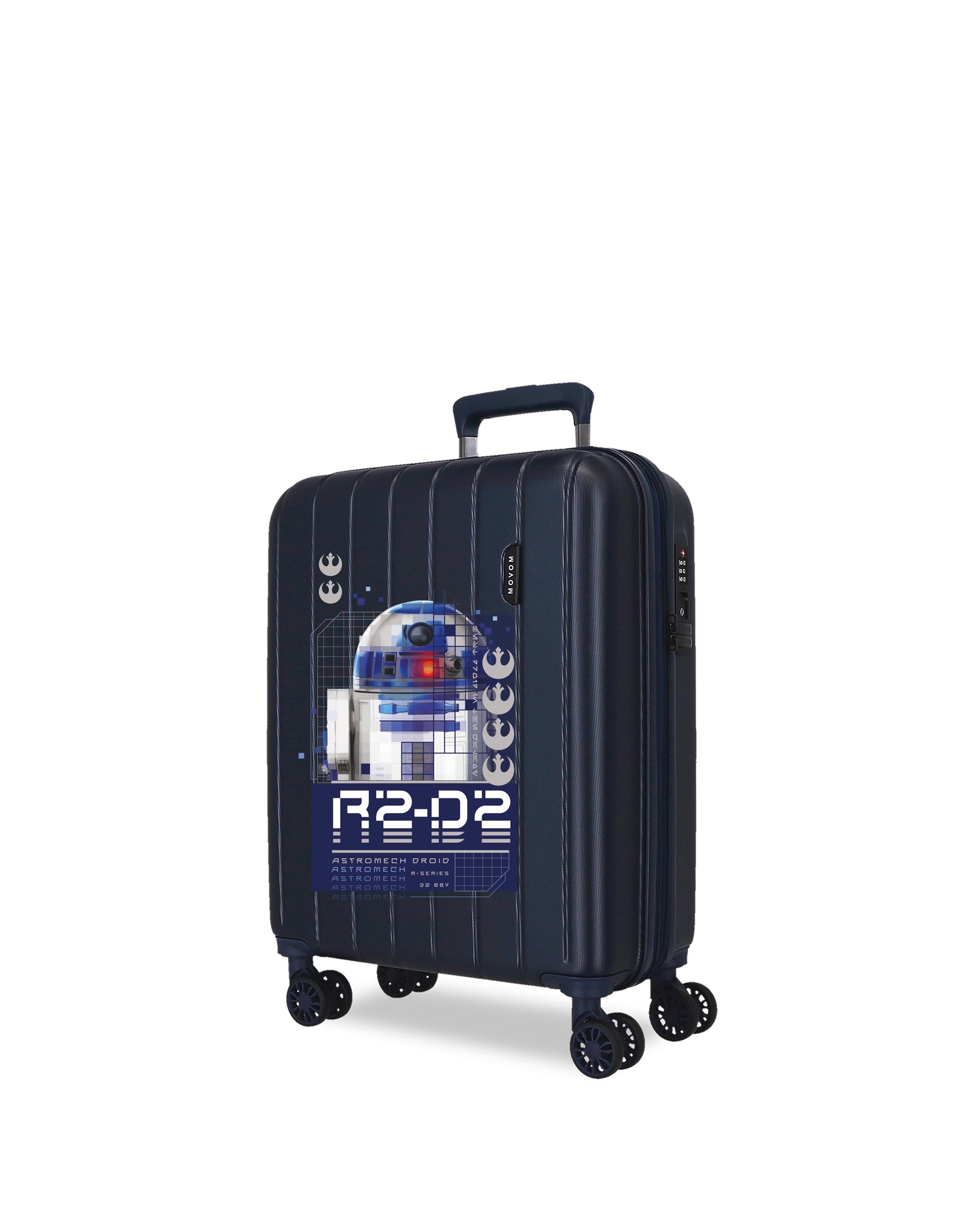 Maleta de cabina Star Wars R2D2 expandible con capacidad de 37L - Personajes - Azul marino Azul marino-1