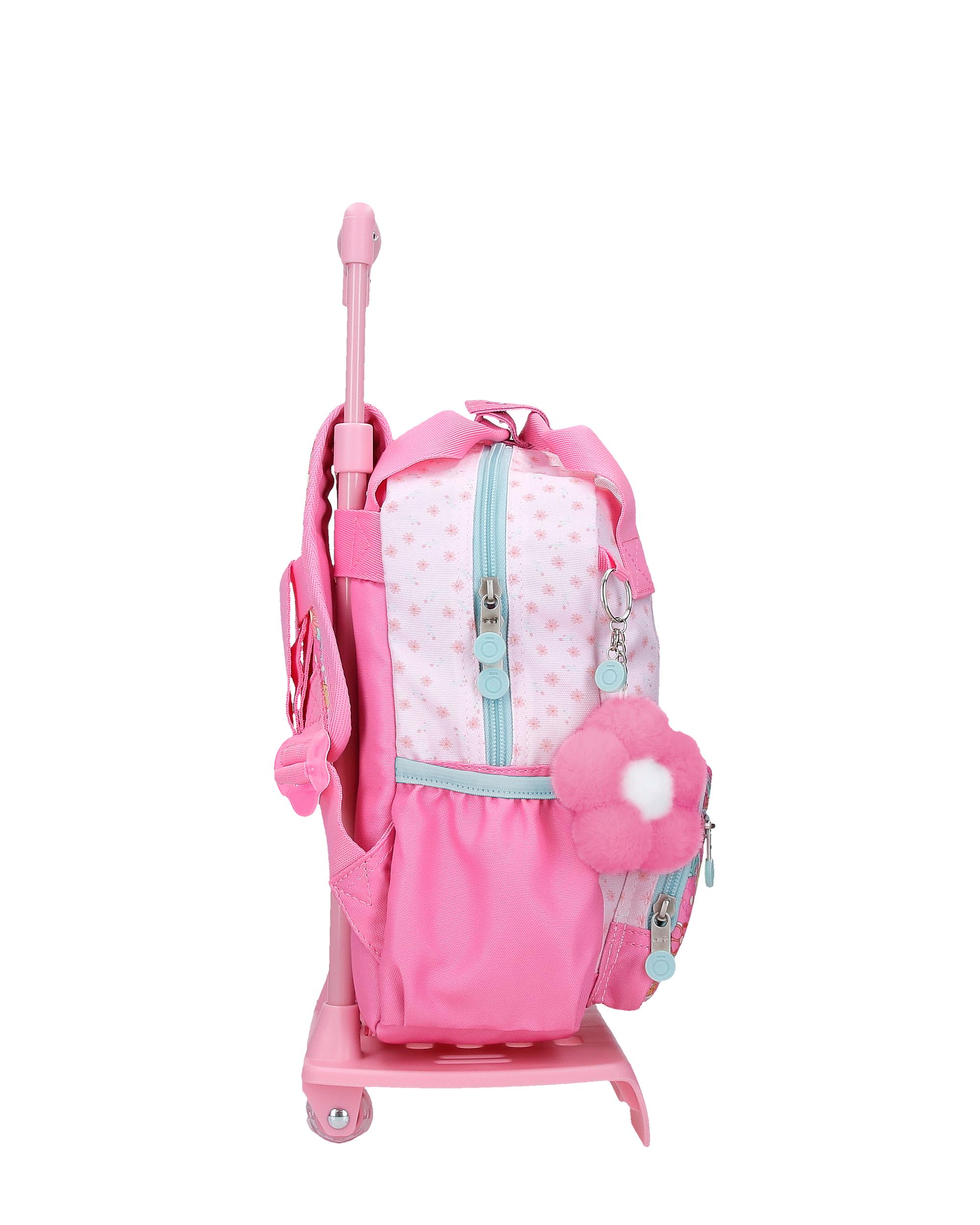 Mochila de paseo Enso Girl Zone con capacidad de 6,5L con carro fucsia Rosa-2