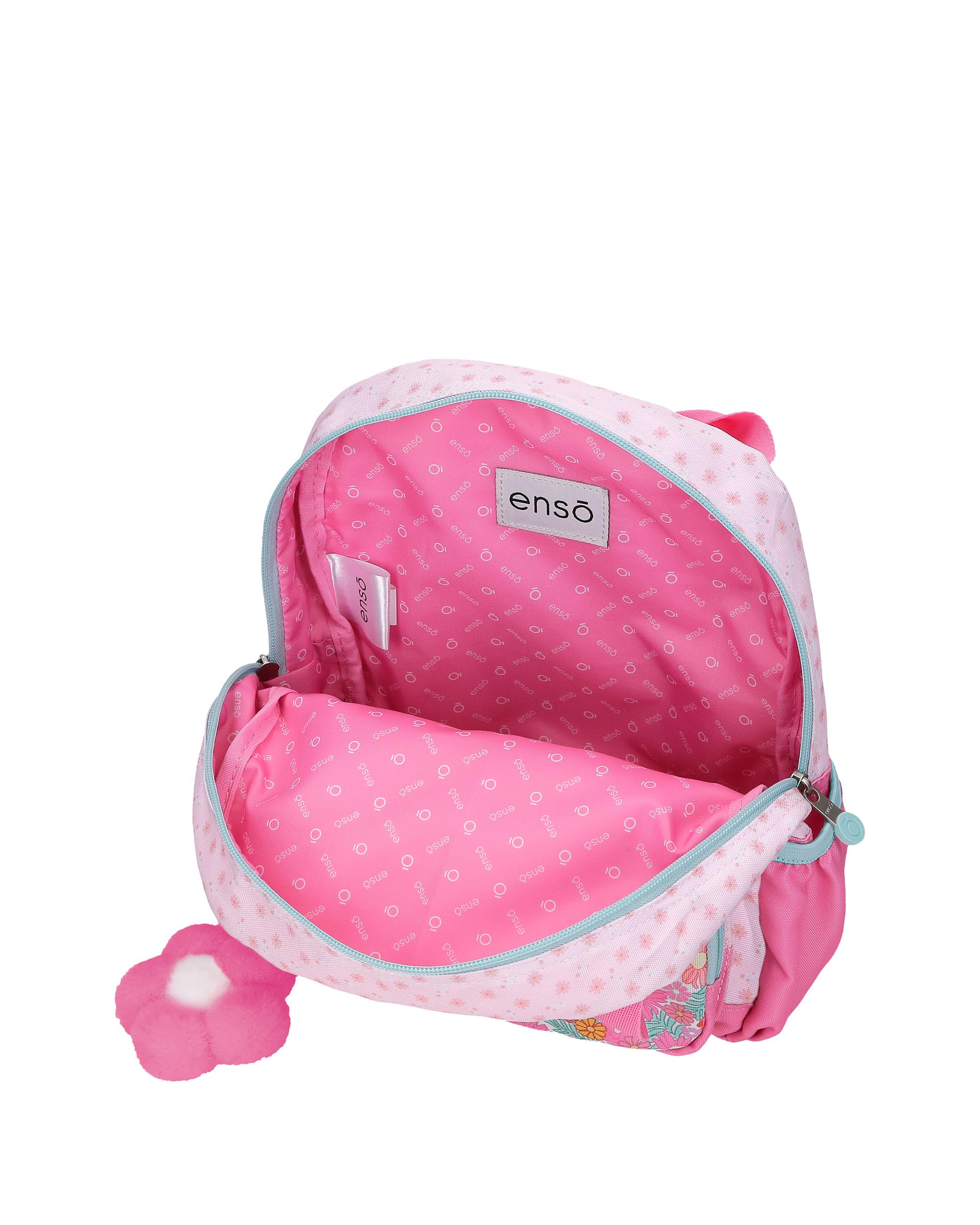 Mochila de paseo Enso Girl Zone con capacidad de 6,5L con carro fucsia Rosa-4
