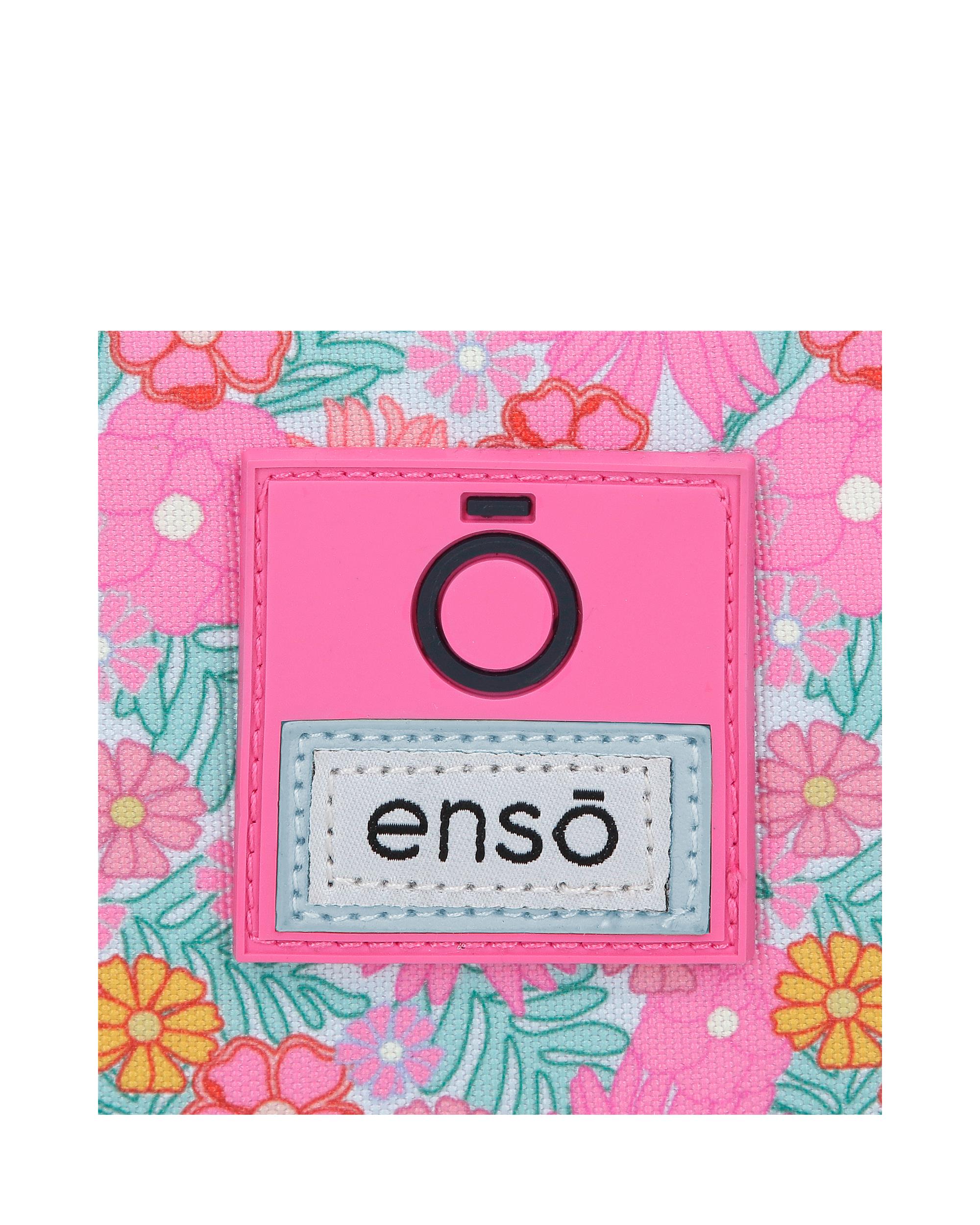 Mochila Escolar doble compartimento Enso Girl Zone con capacidad de 24L con carro fucsia Rosa-6