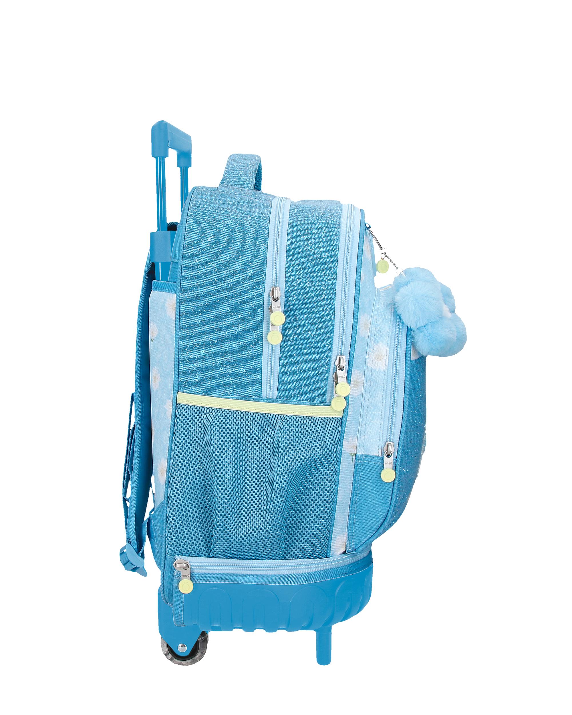 Mochila Compact desmontable dos ruedas Enso Happiness con capacidad de 31L denim Azul-2